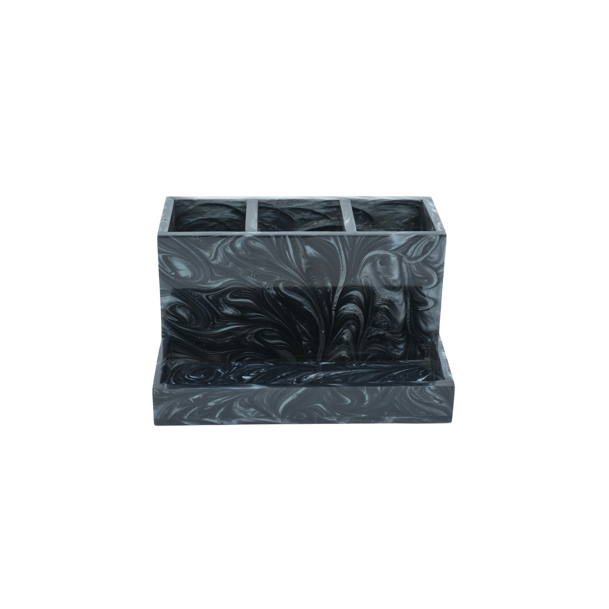 Sleek Resin Multipurpose Bathroom & makeup Holder