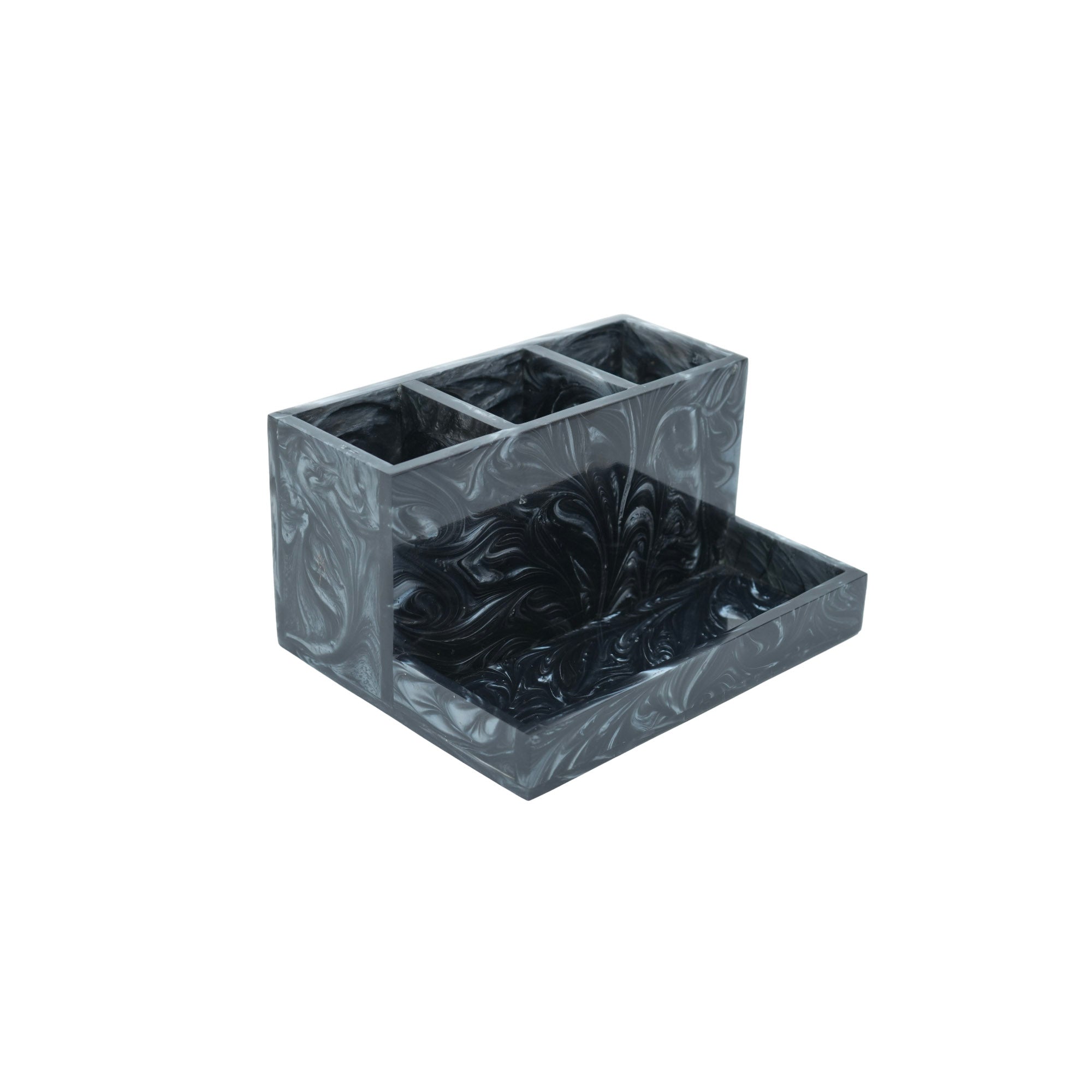 Sleek Resin Multipurpose Bathroom & makeup Holder