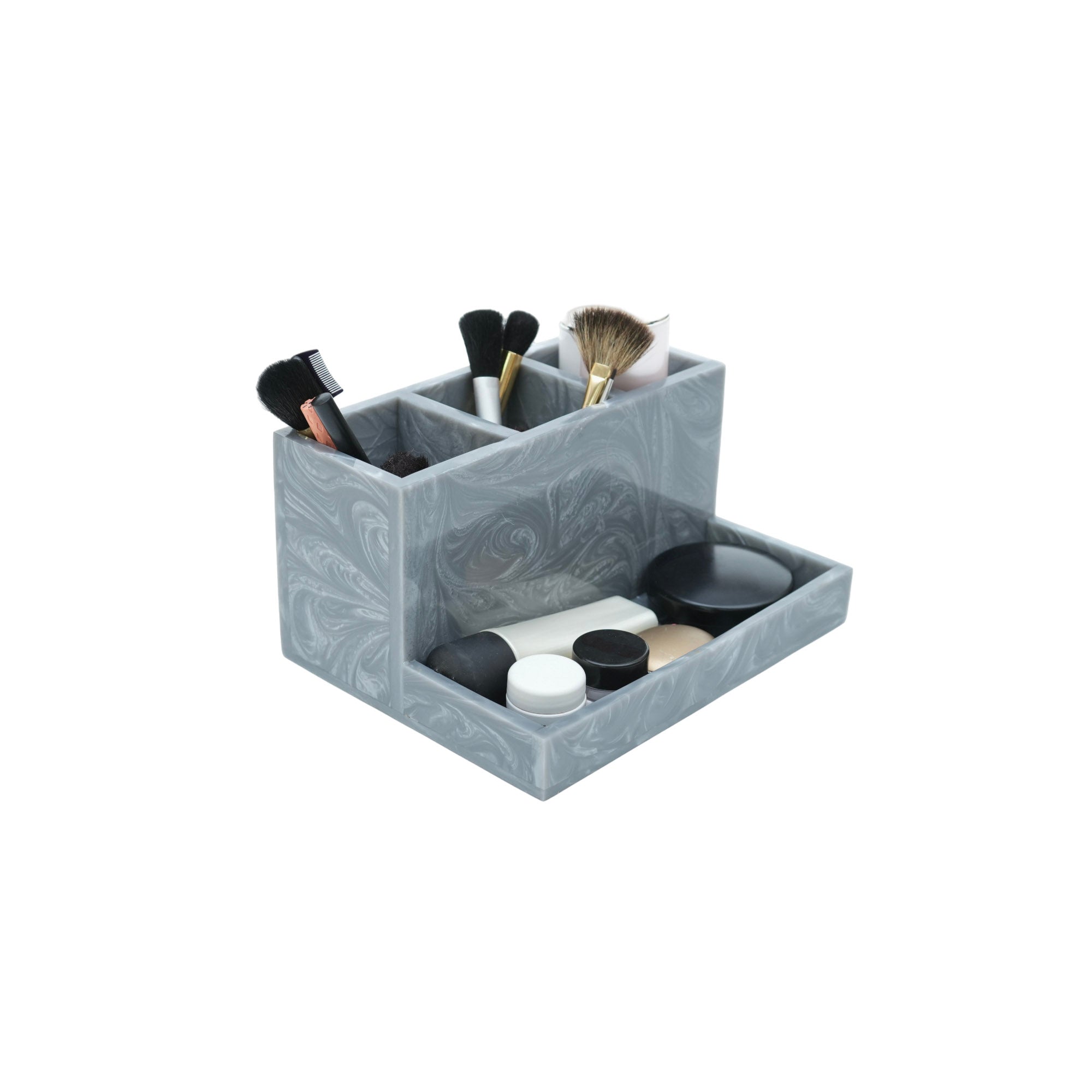 Sophisticated Resin Look Makeup Holder