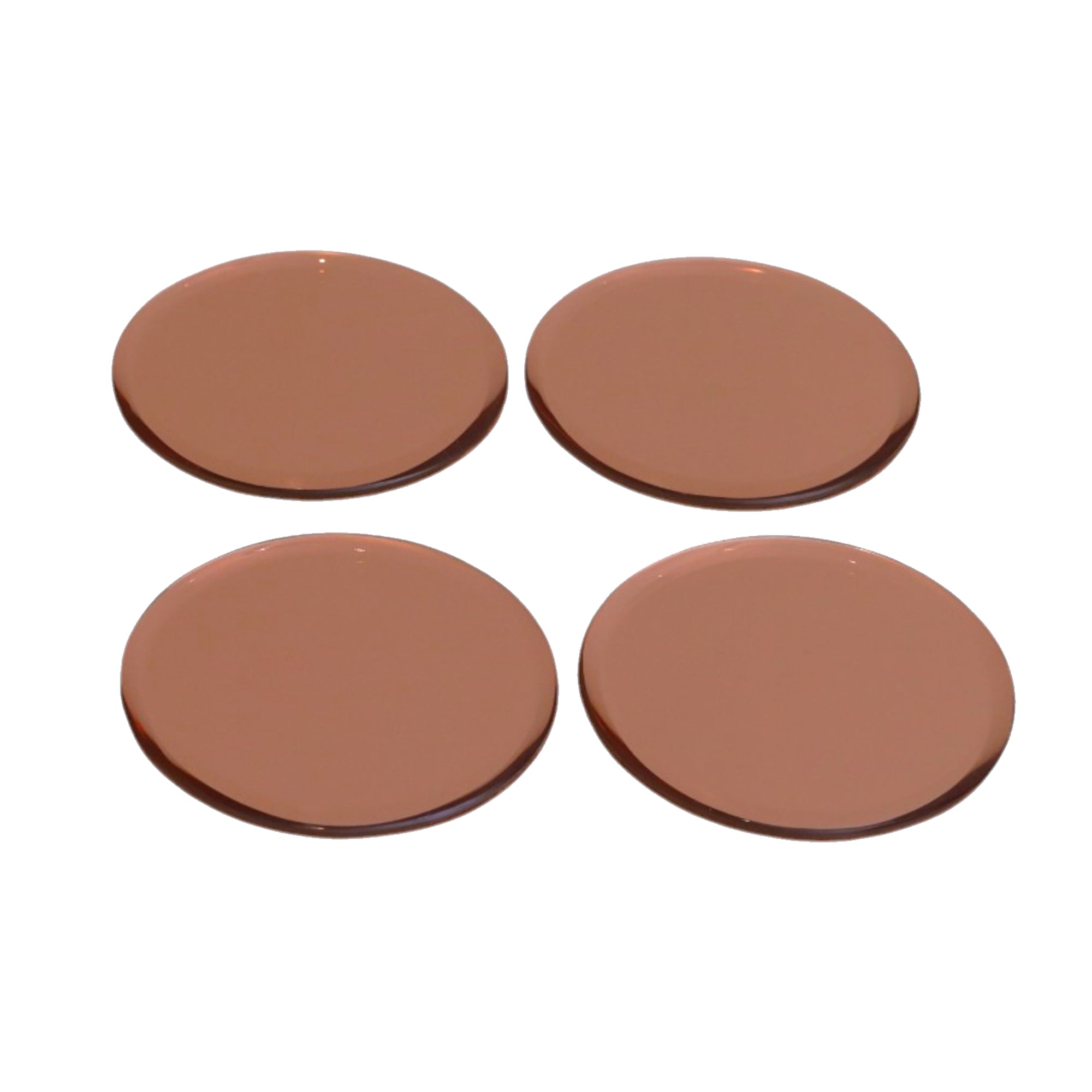 Rose Gold Glass coasters Set of Four