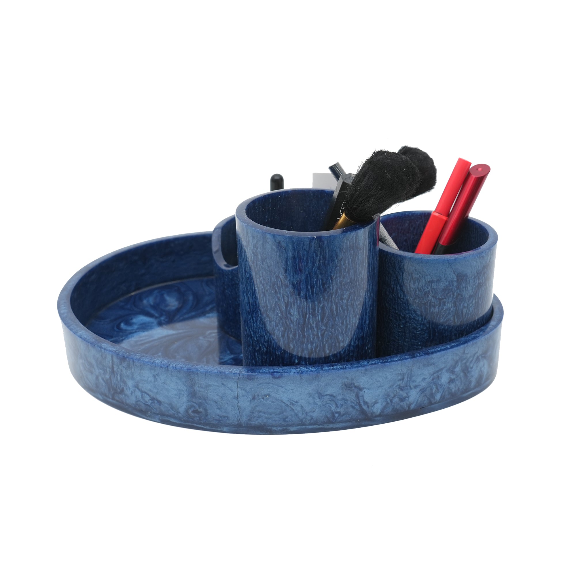 Handcrafted Resin Makeup Holder