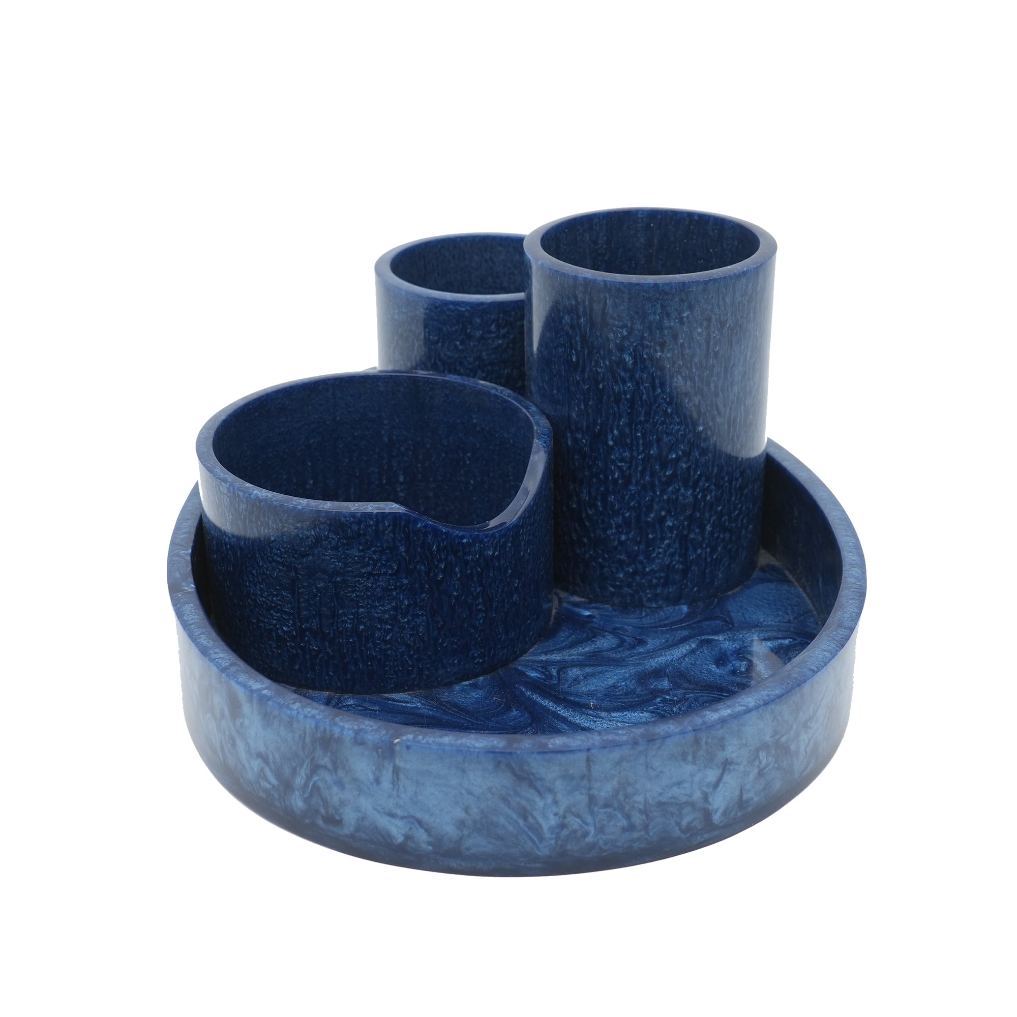 Handcrafted Resin Makeup Holder