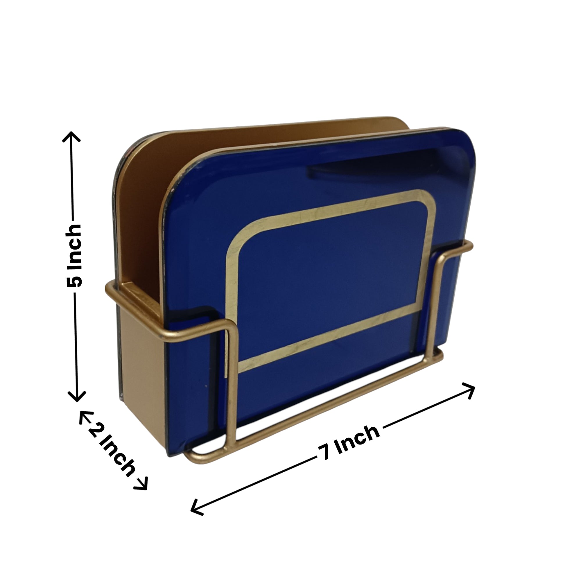 Designer Blue Tissue Holder