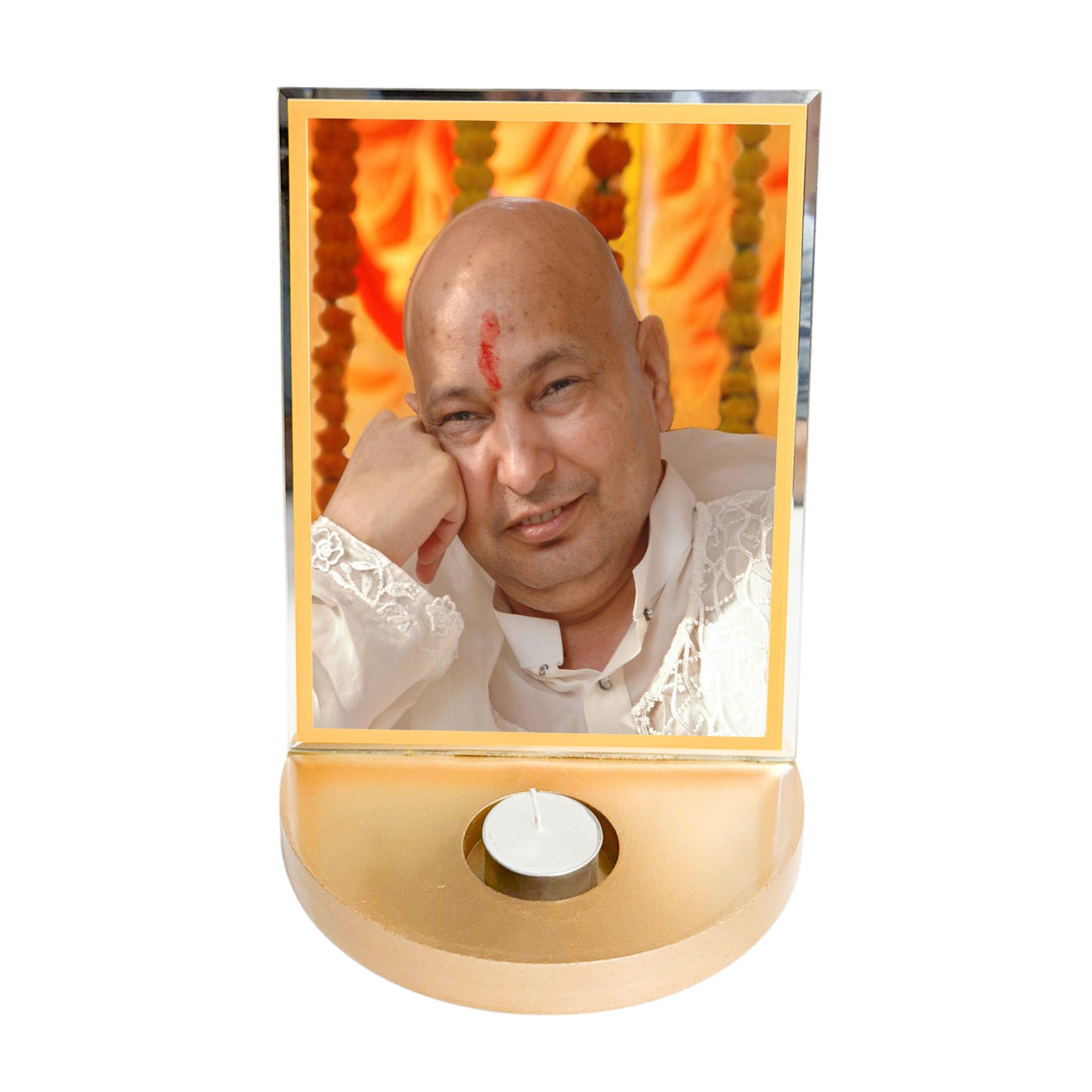 Guruji Swaroop with T-light for Blessings