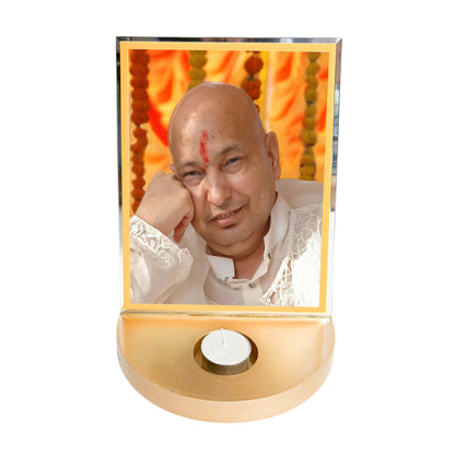 Guruji Swaroop with T-light for Blessings