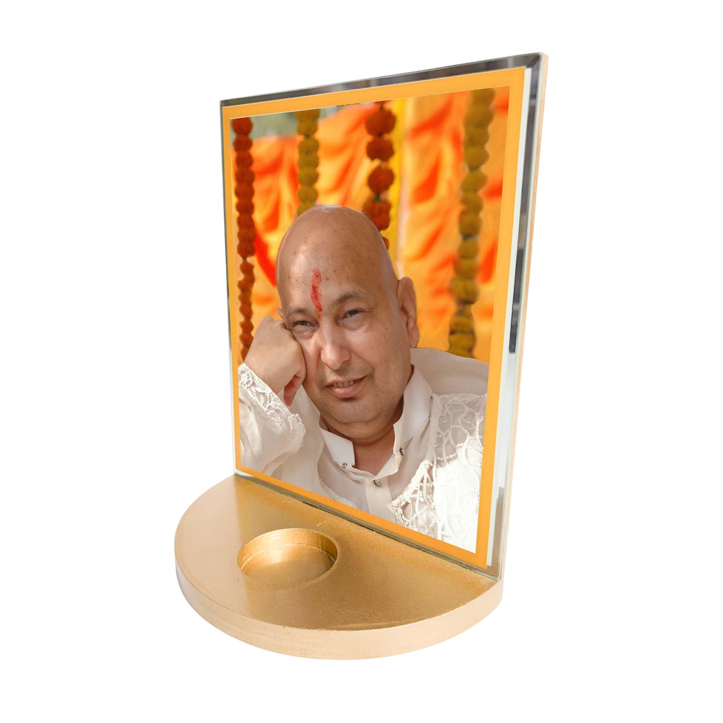 Guruji Swaroop with T-light for Blessings