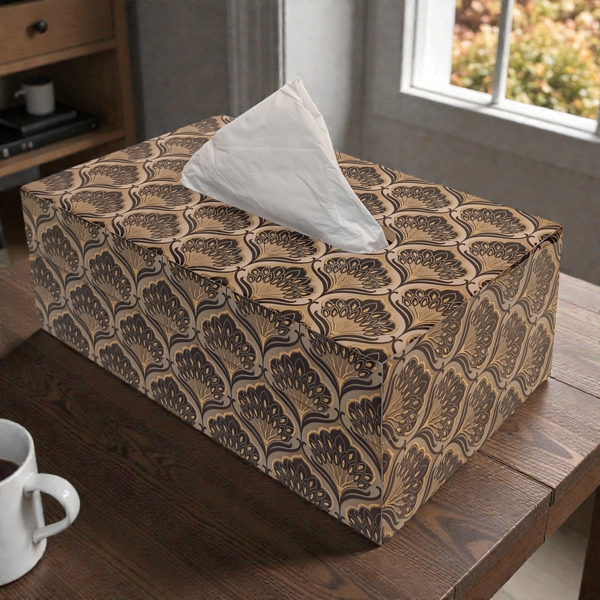 Luxury Taj Design Resin Tissue Box