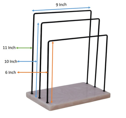 3 Steps Metal Powder Coated Towel Stand With Beige Resin Base