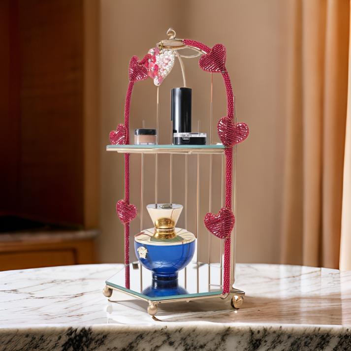 Makeup Organizer for Valentine's Day