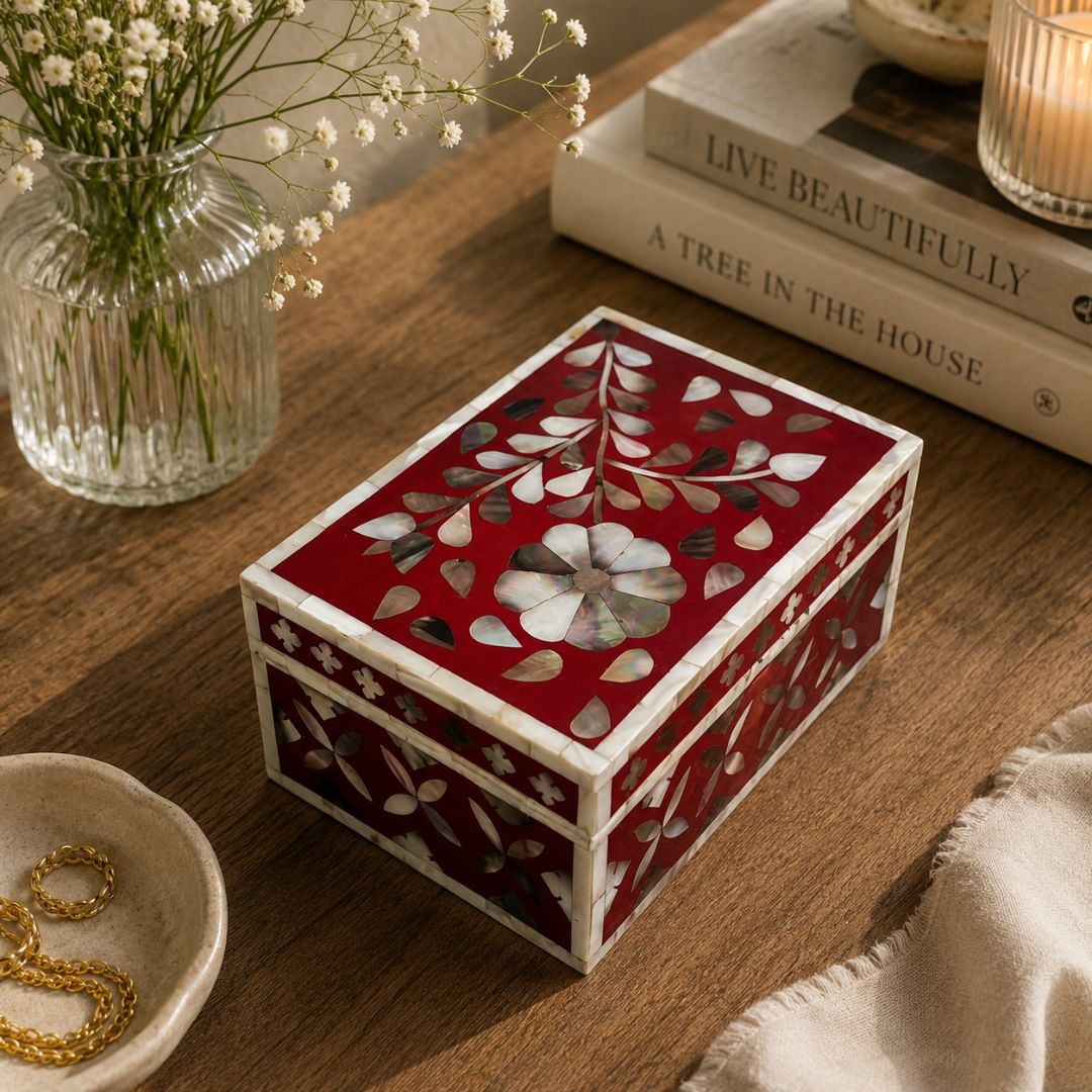 Luxury Handcrafted Decorative Jewellery Box