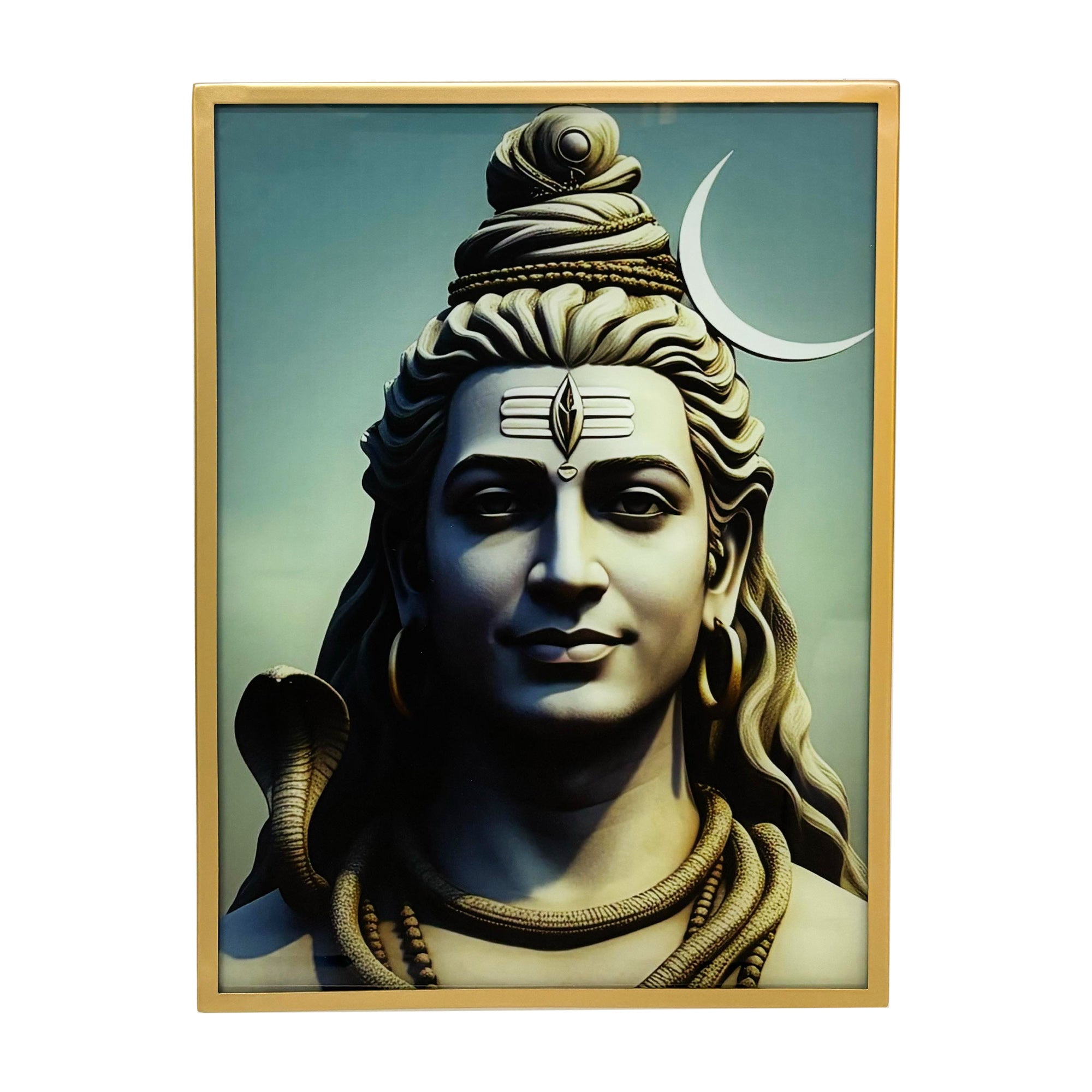 Designer Glass Mahadev Wall Decor for Blessings-TH-5685