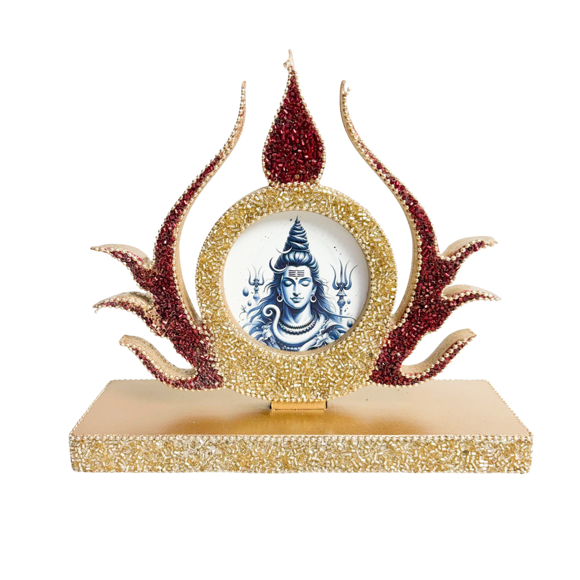 Beaded Mahadev Tabletop for Blessings-TH-5688