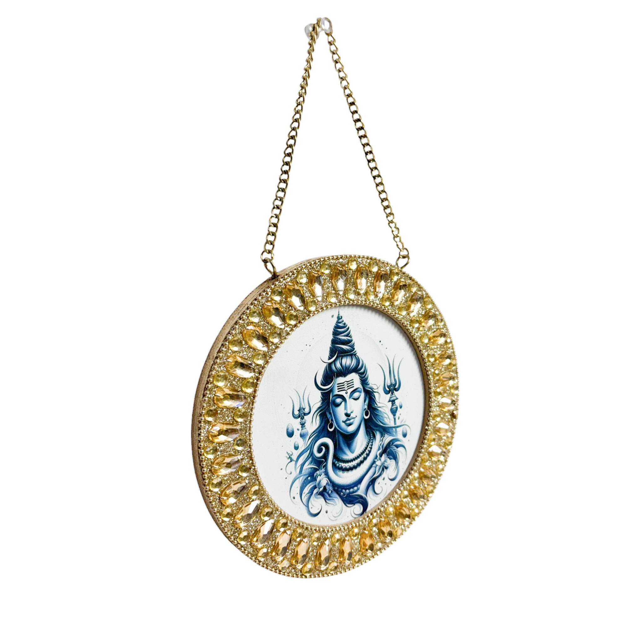 Beaded Mahadev Wall Hanging for Blessings-TH-5690