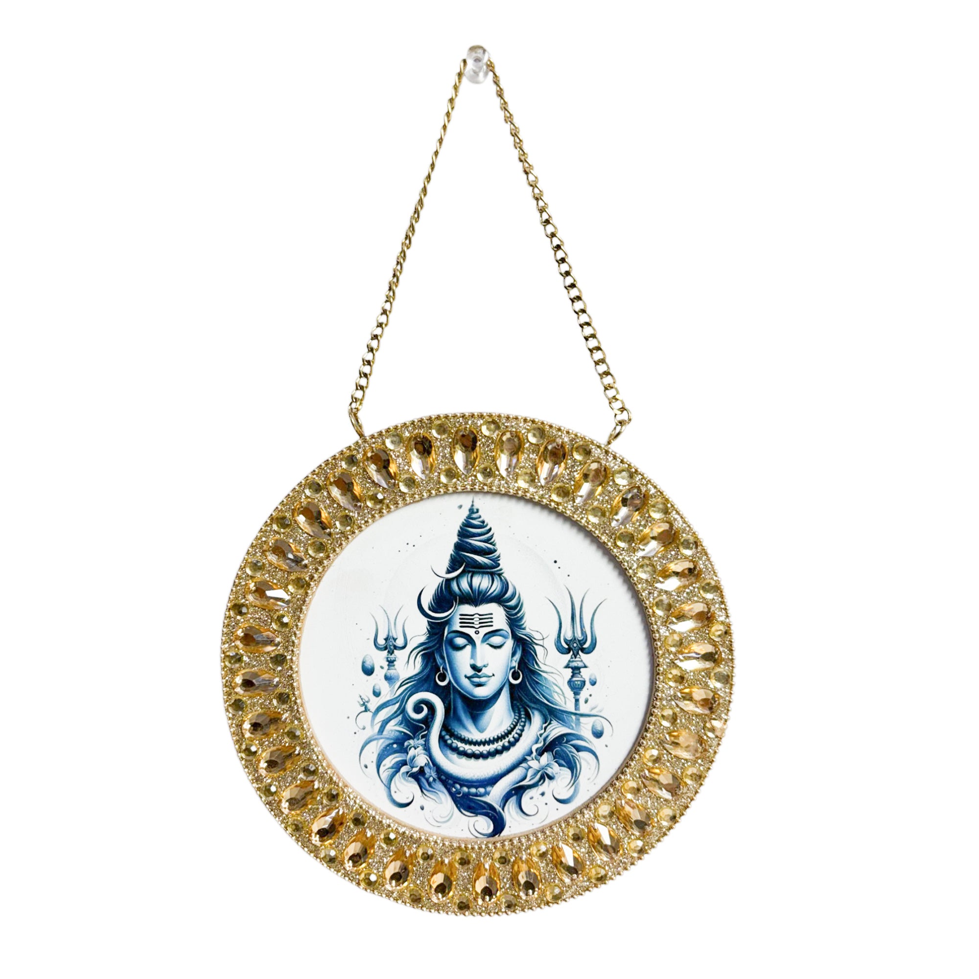 Beaded Mahadev Wall Hanging for Blessings-TH-5690