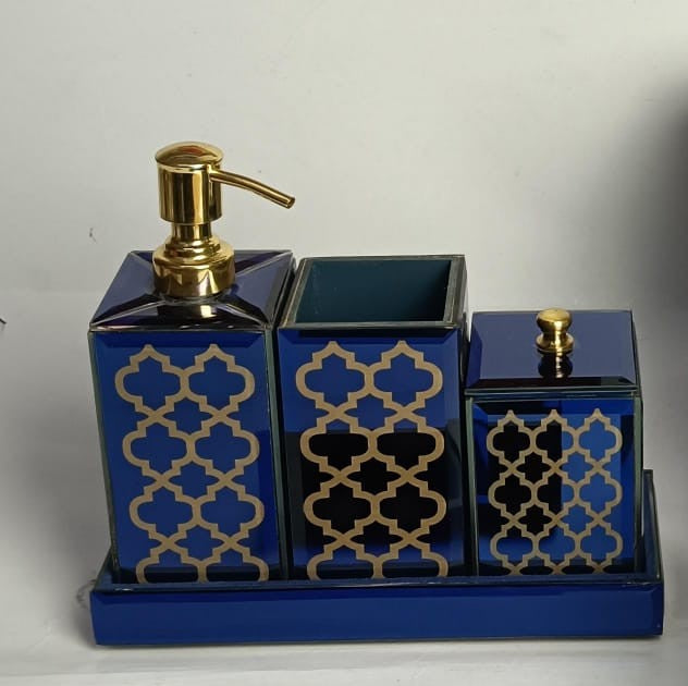 Designer 4-Pieces Bathroom Accessory Set