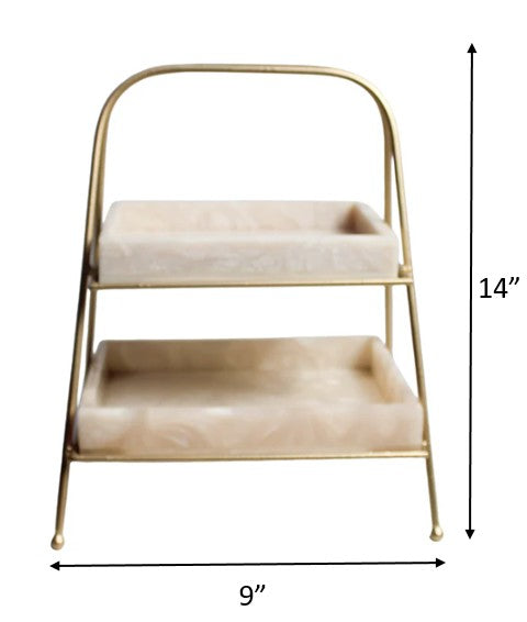 Premium Metal Serving Food Platter