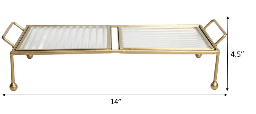 Premium Metal Serving Food Platter