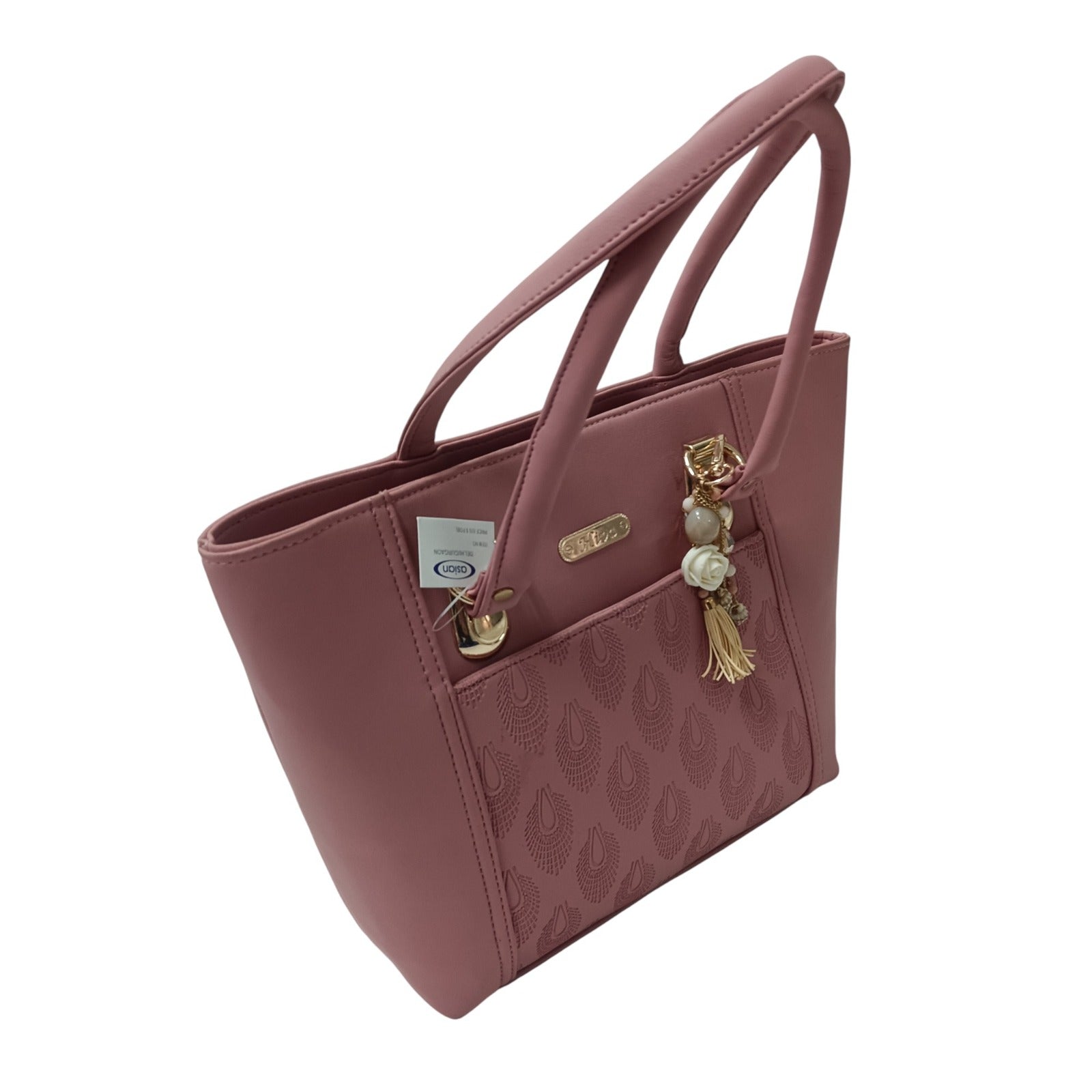 Sweet Pink Heart-Shaped Handbag