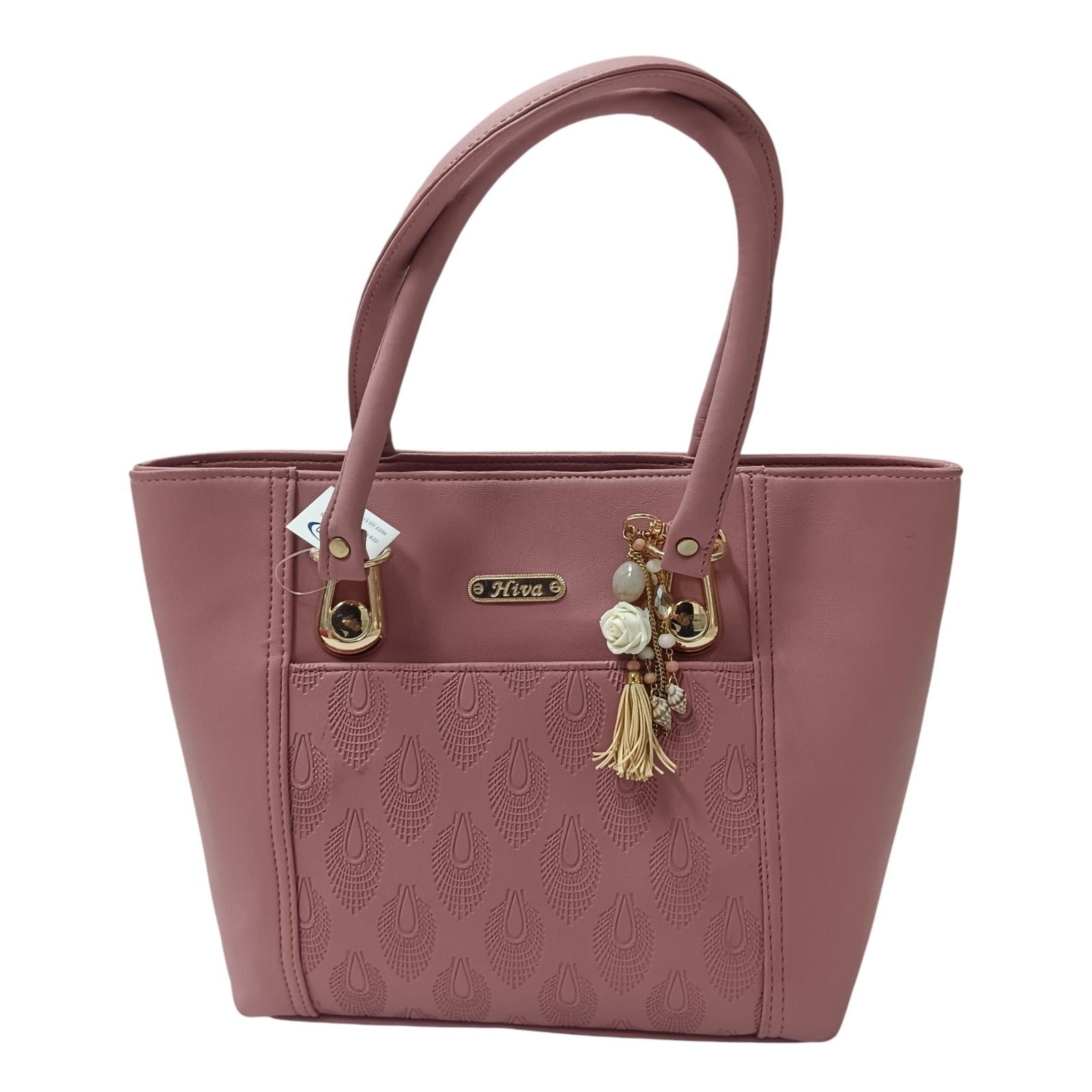 Sweet Pink Heart-Shaped Handbag