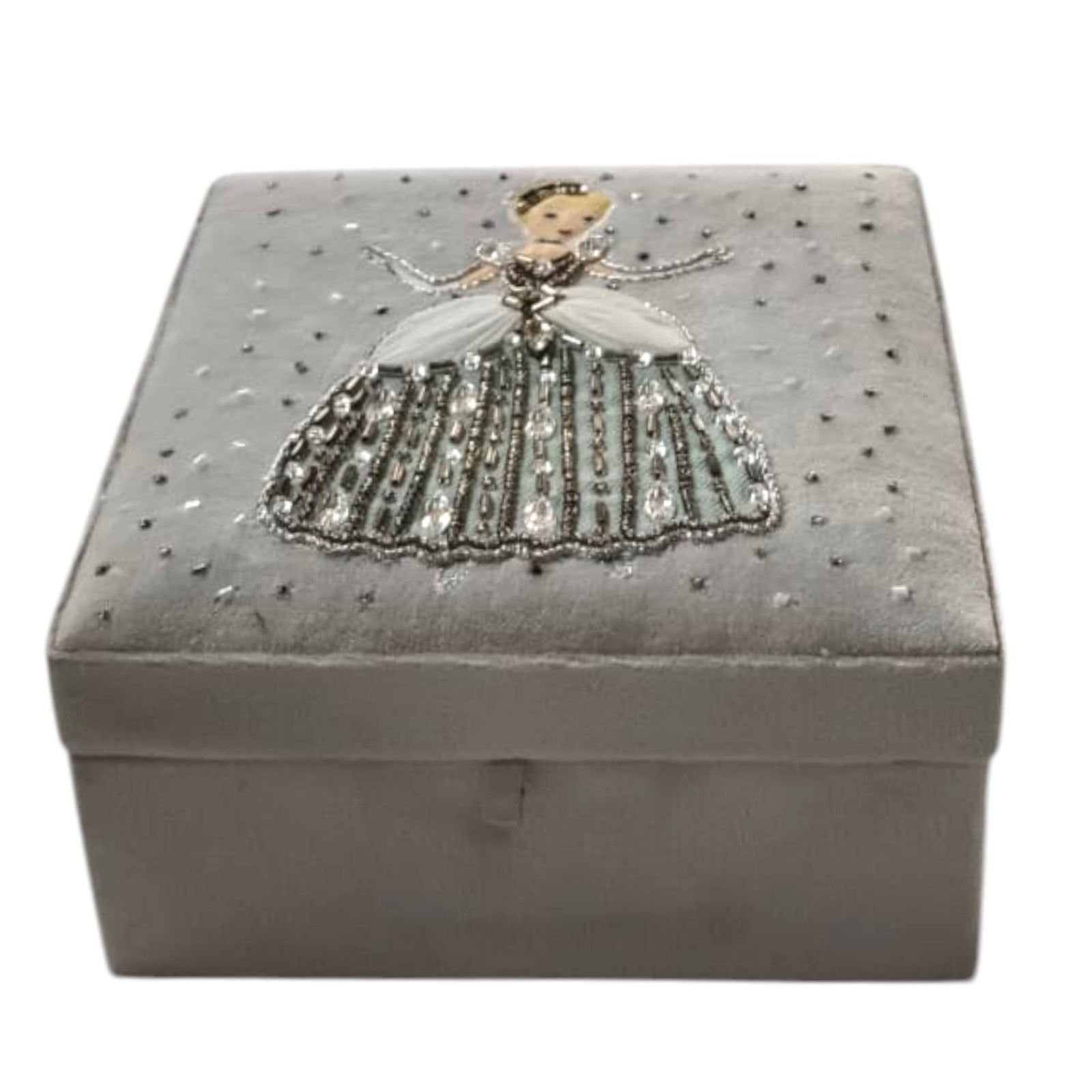 Beaded Velvet Storage Box
