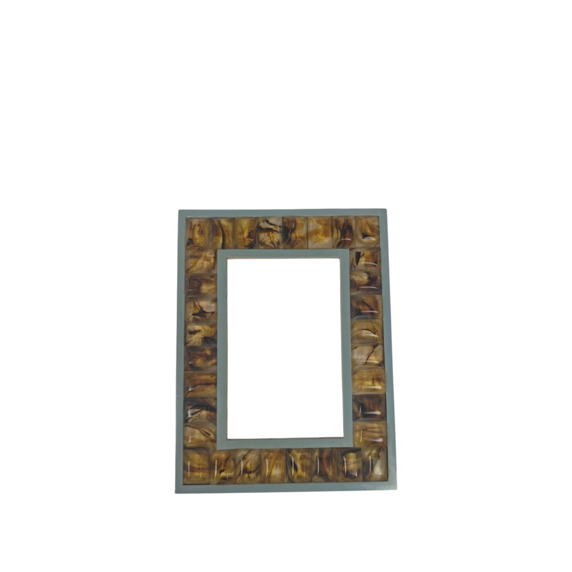 Amber Mosaic Hand-Crafted Inlay Frame