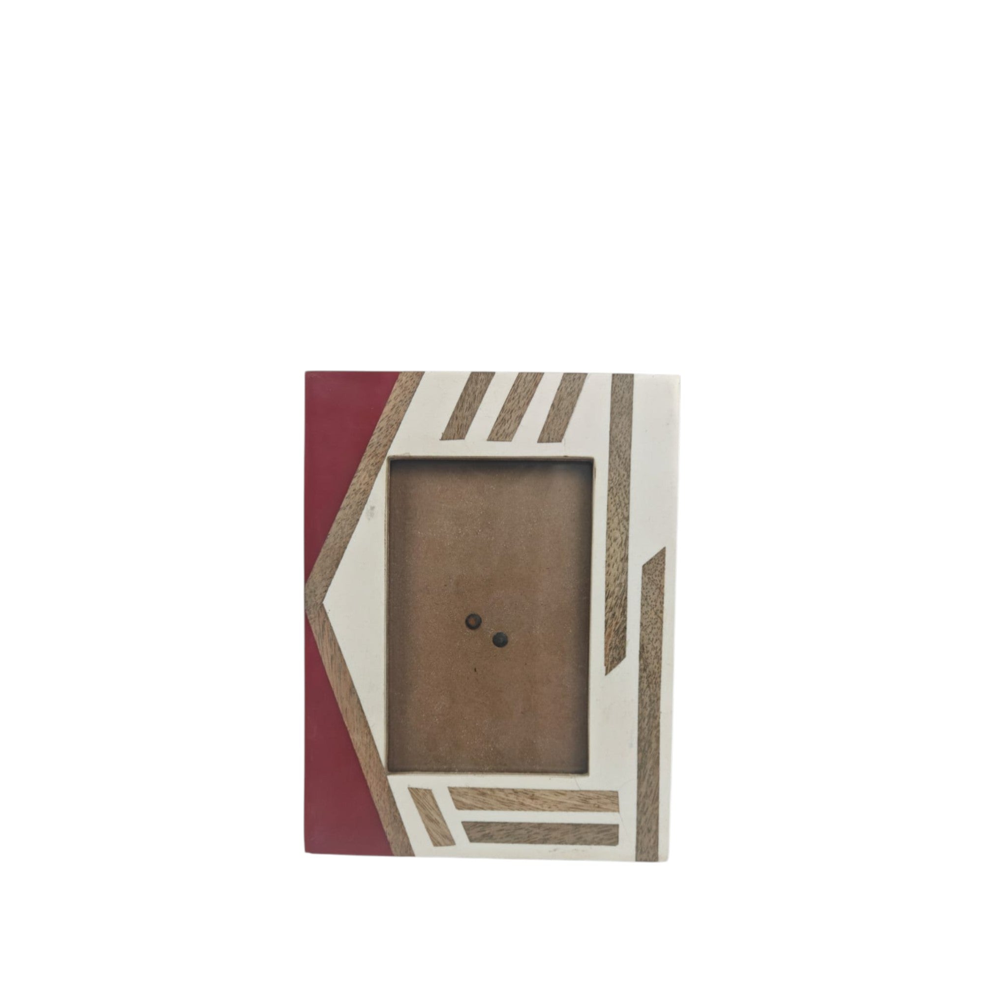 Abstract Modernist Inlay Photo Frame