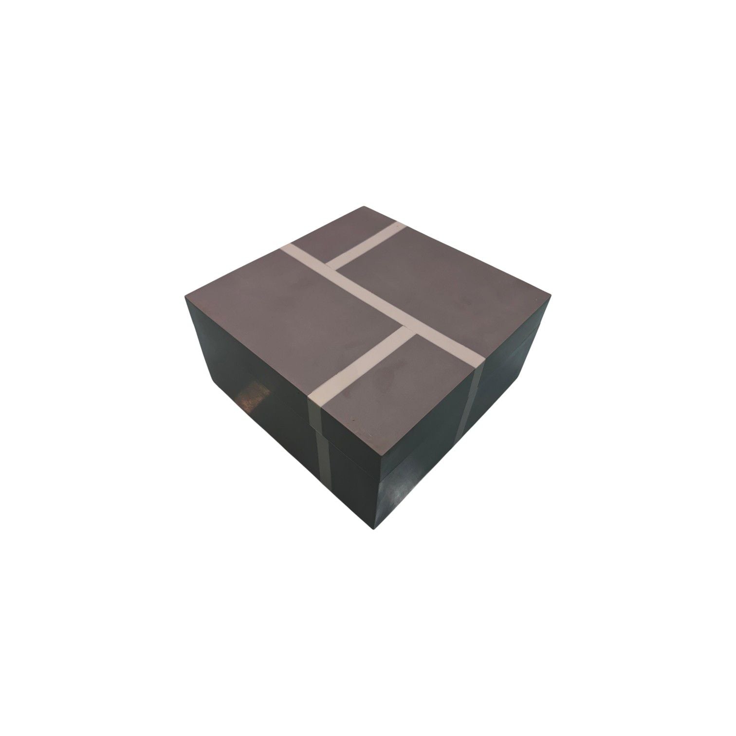 Wooden Chevron Inlay Jewelry Box