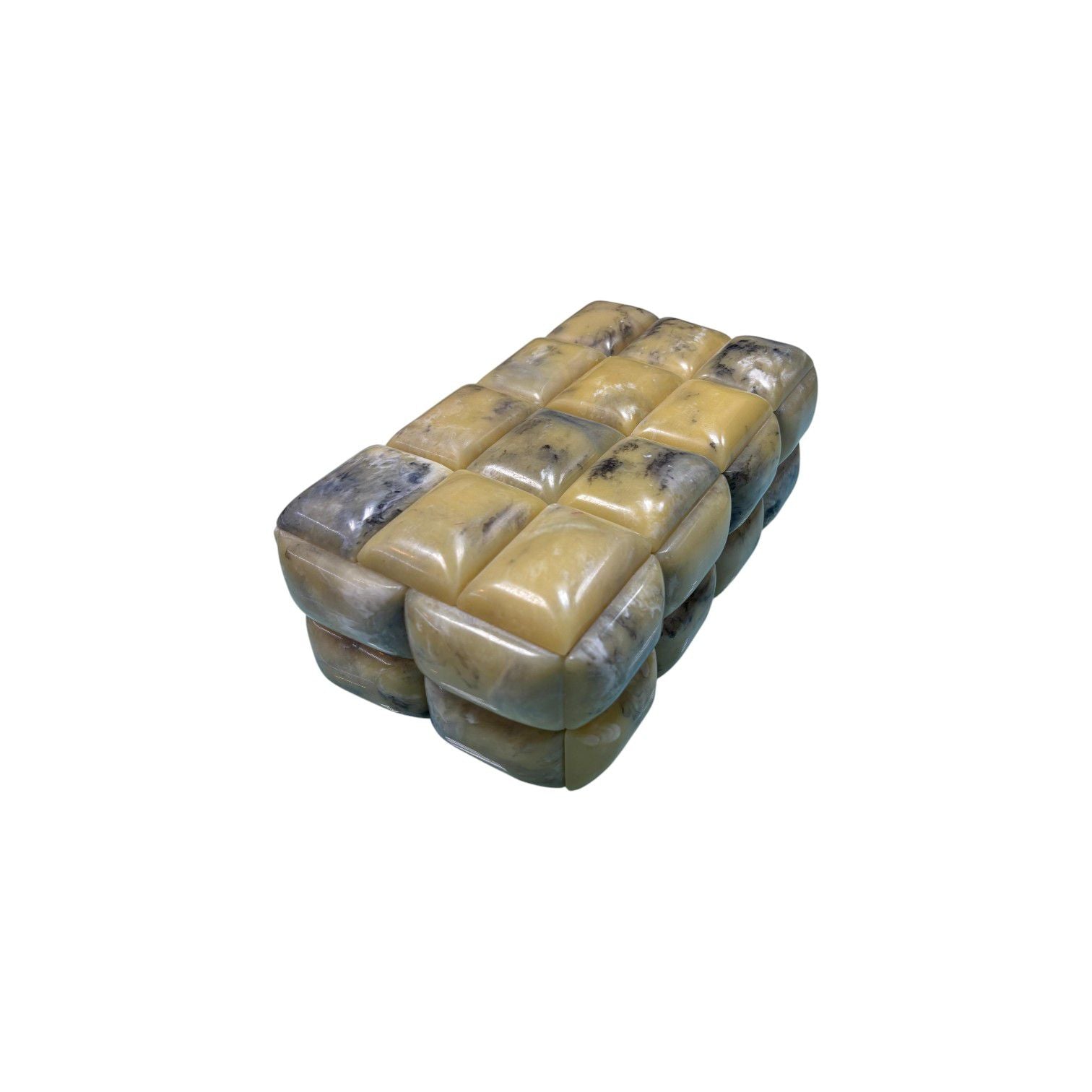 Marbled Quilted Jewelry Box