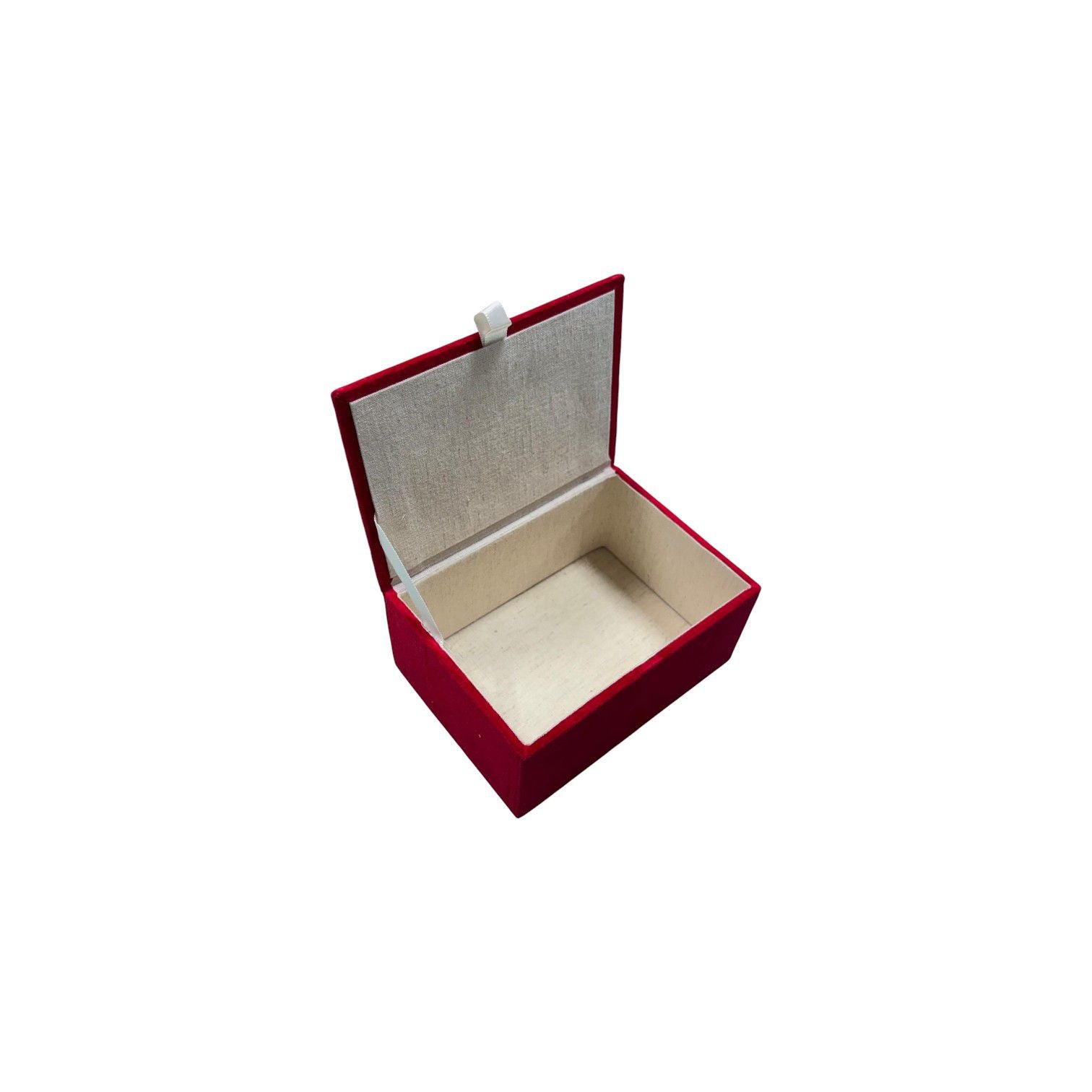 Bow Design Red Jewellery Box