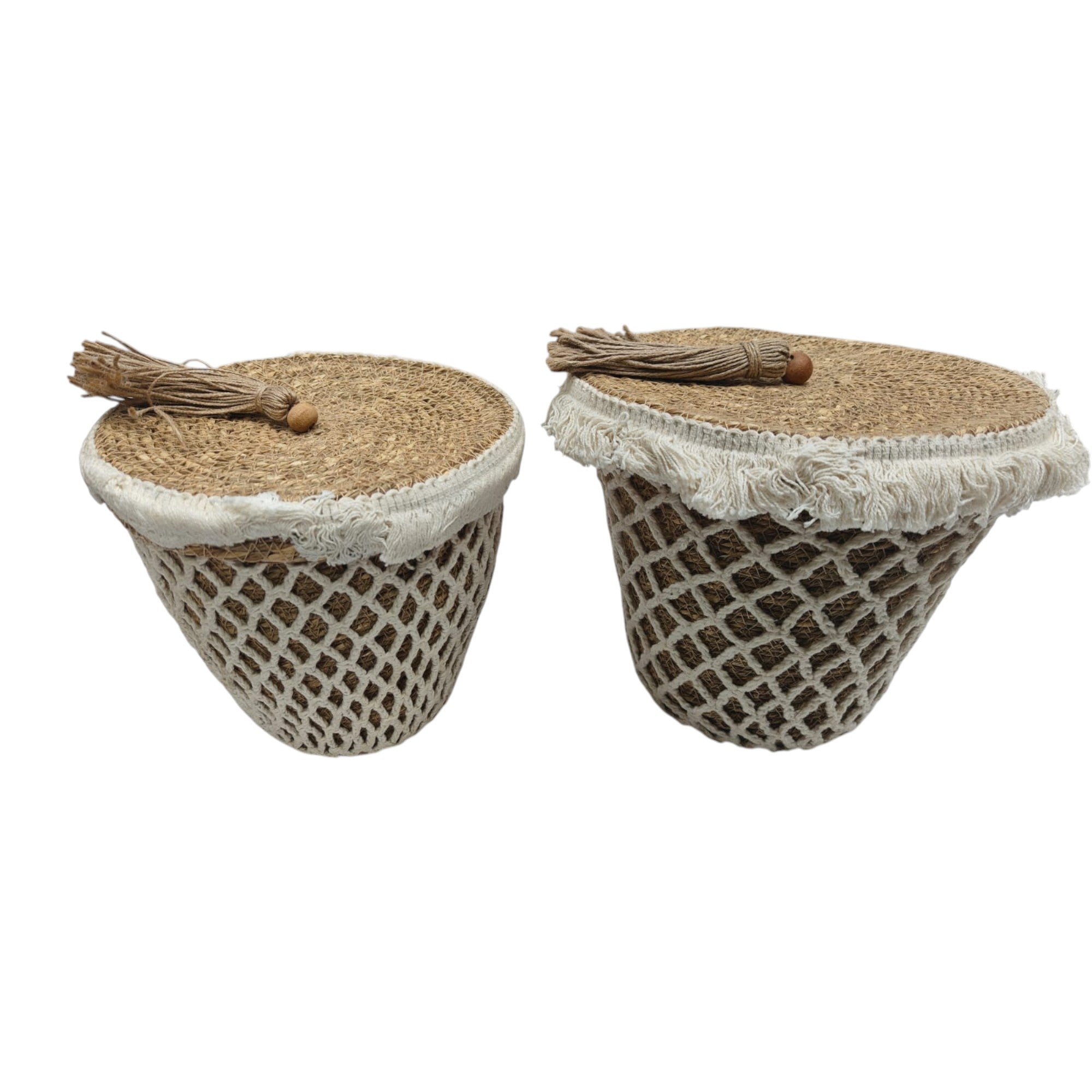 Sea Grass Woven Baskets (Set of 2)