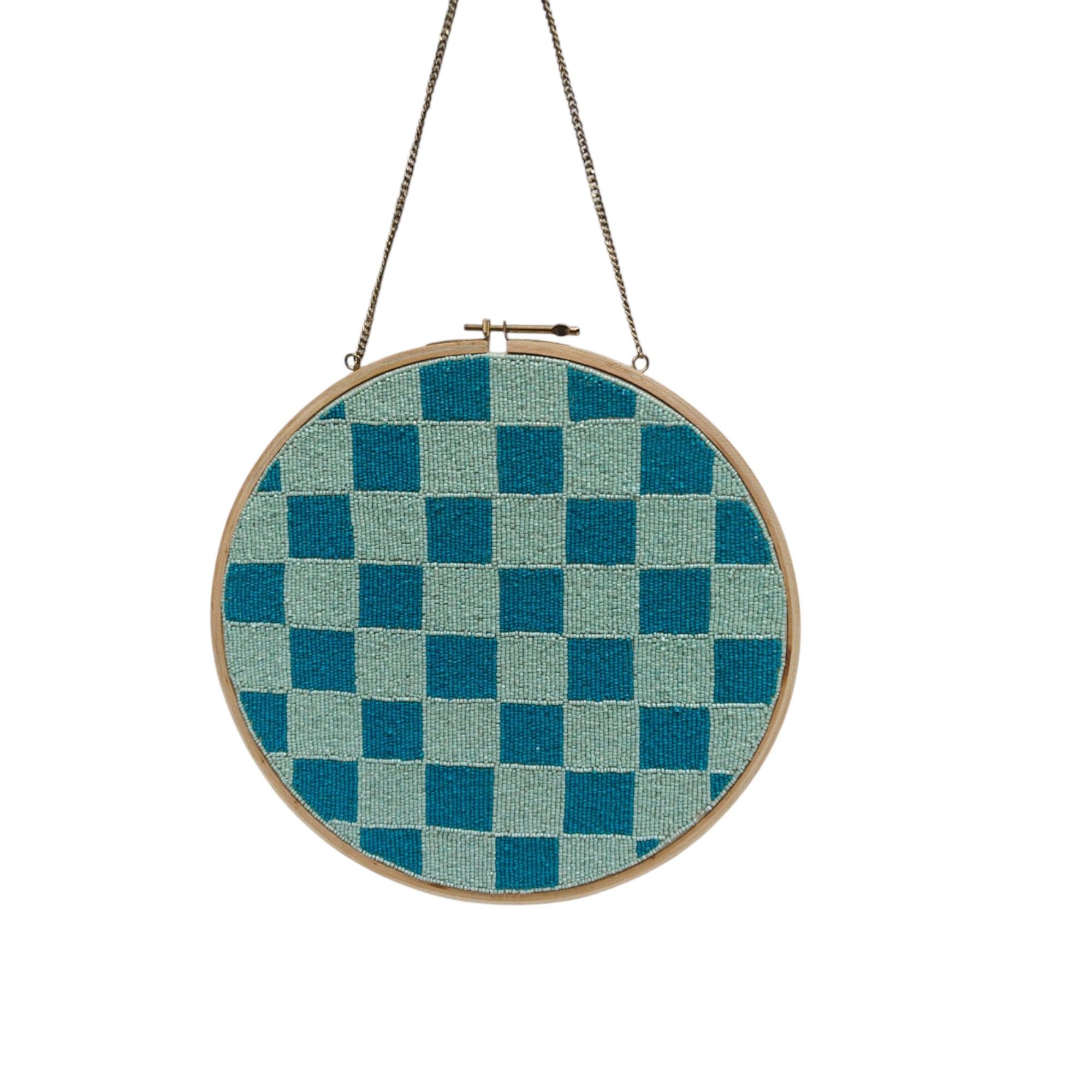  Beaded Embroidery Hoop Wall Art 
