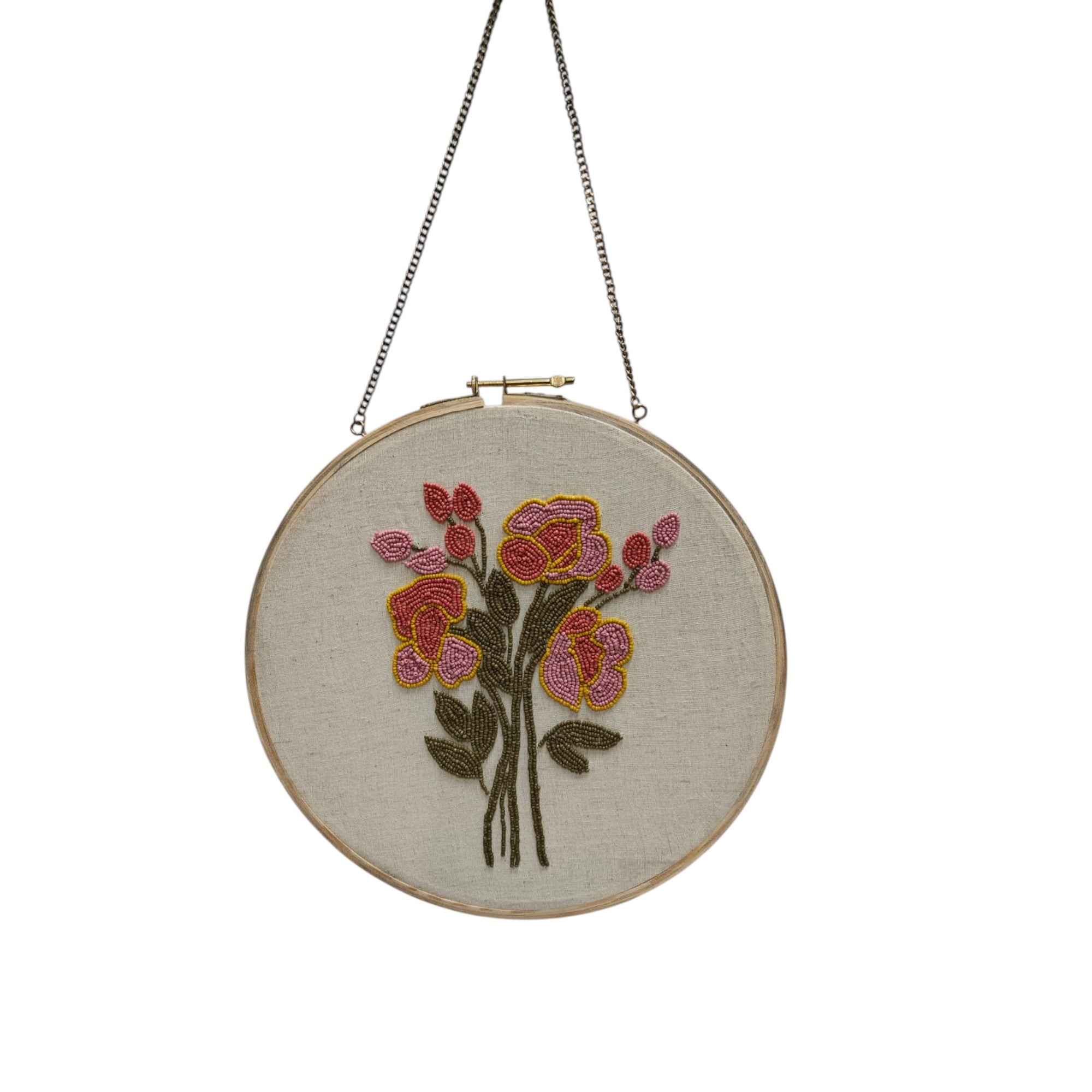 Handmade Embroidery Hoop Art Wall Hanging