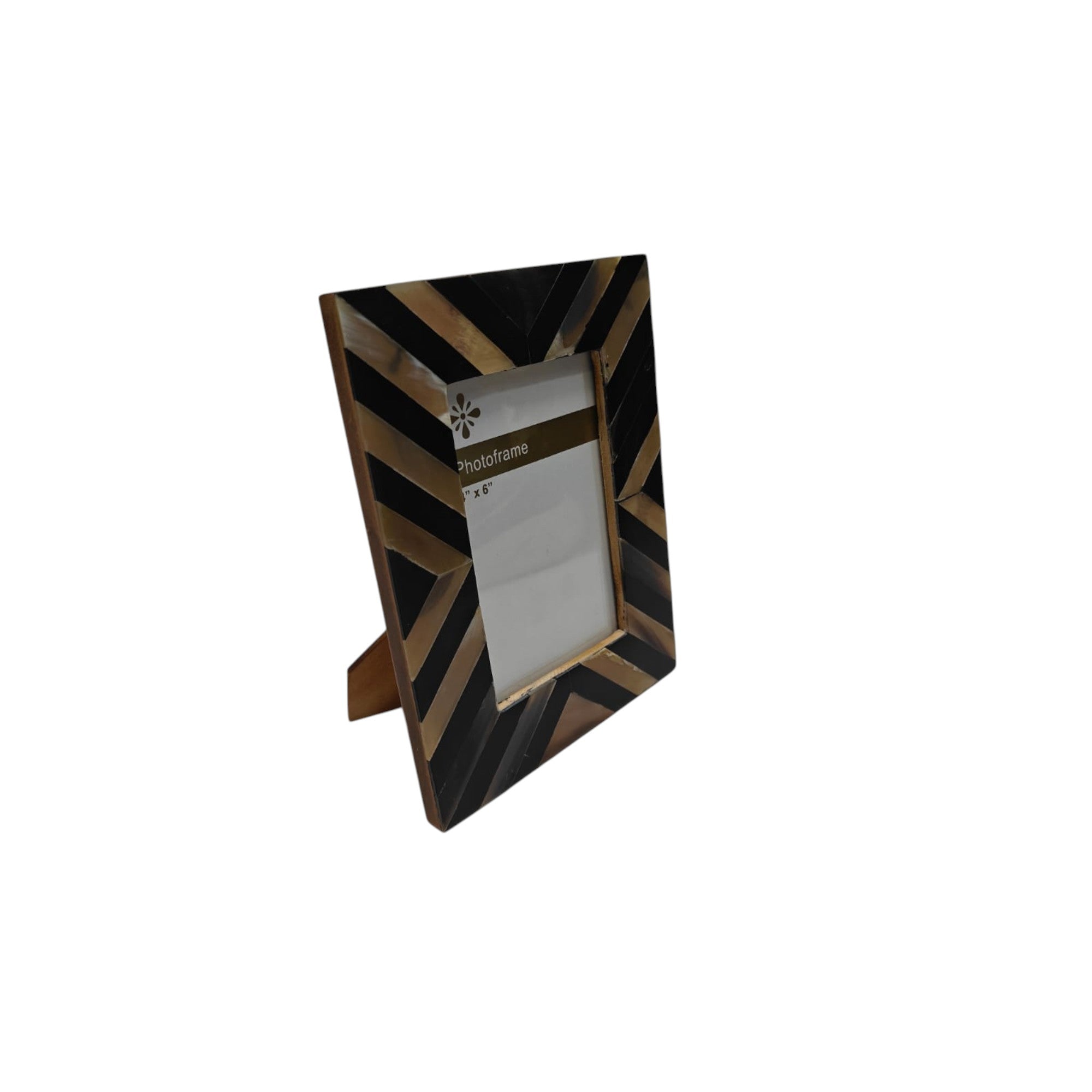 Handmade Geometric Triangle Photo Frame (4x6)