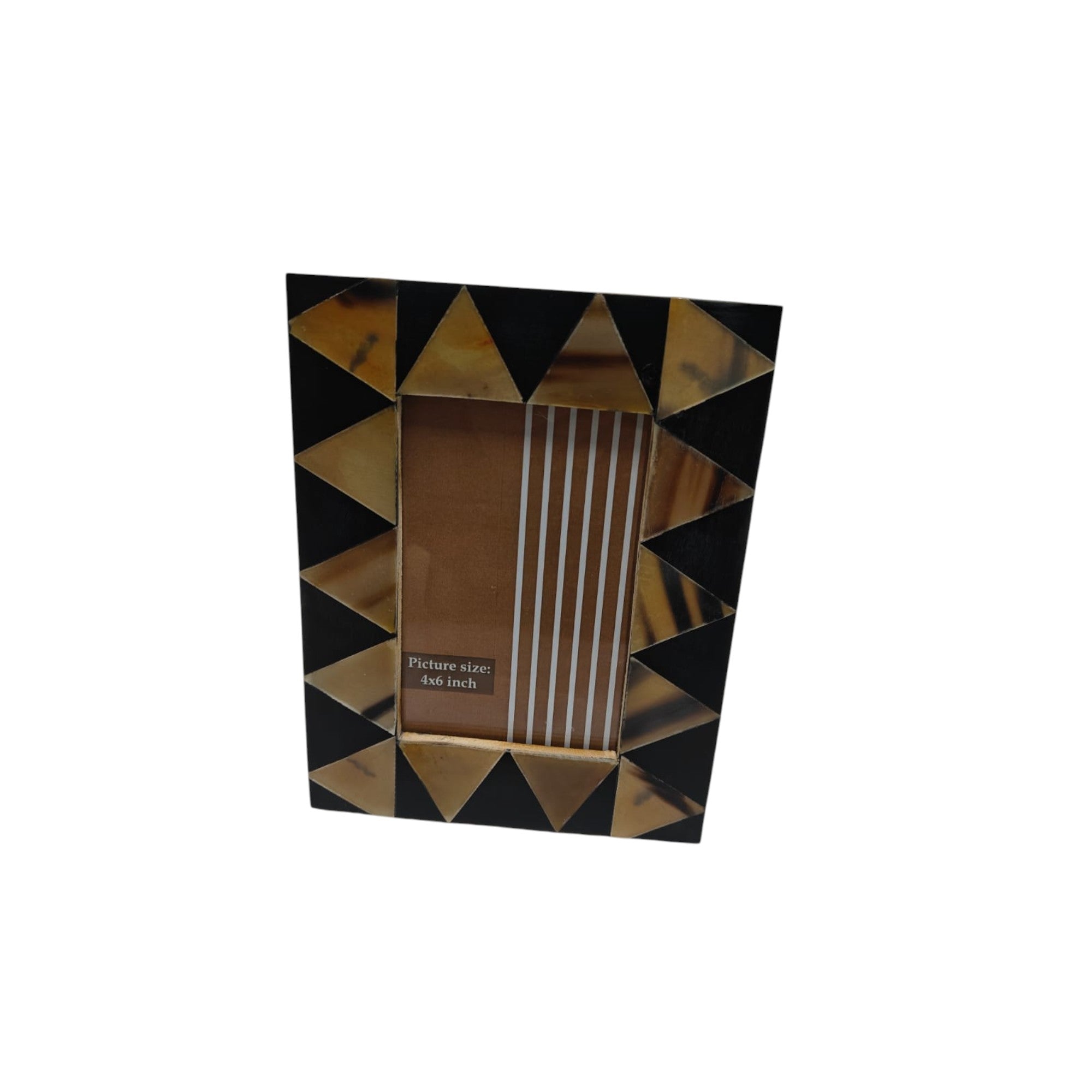  Handmade Geometric Triangle Photo Frame (4x6) 
