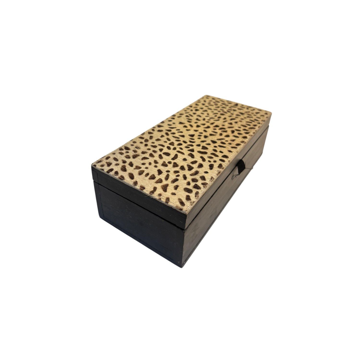 Cheetah Print Look Jewellery Box