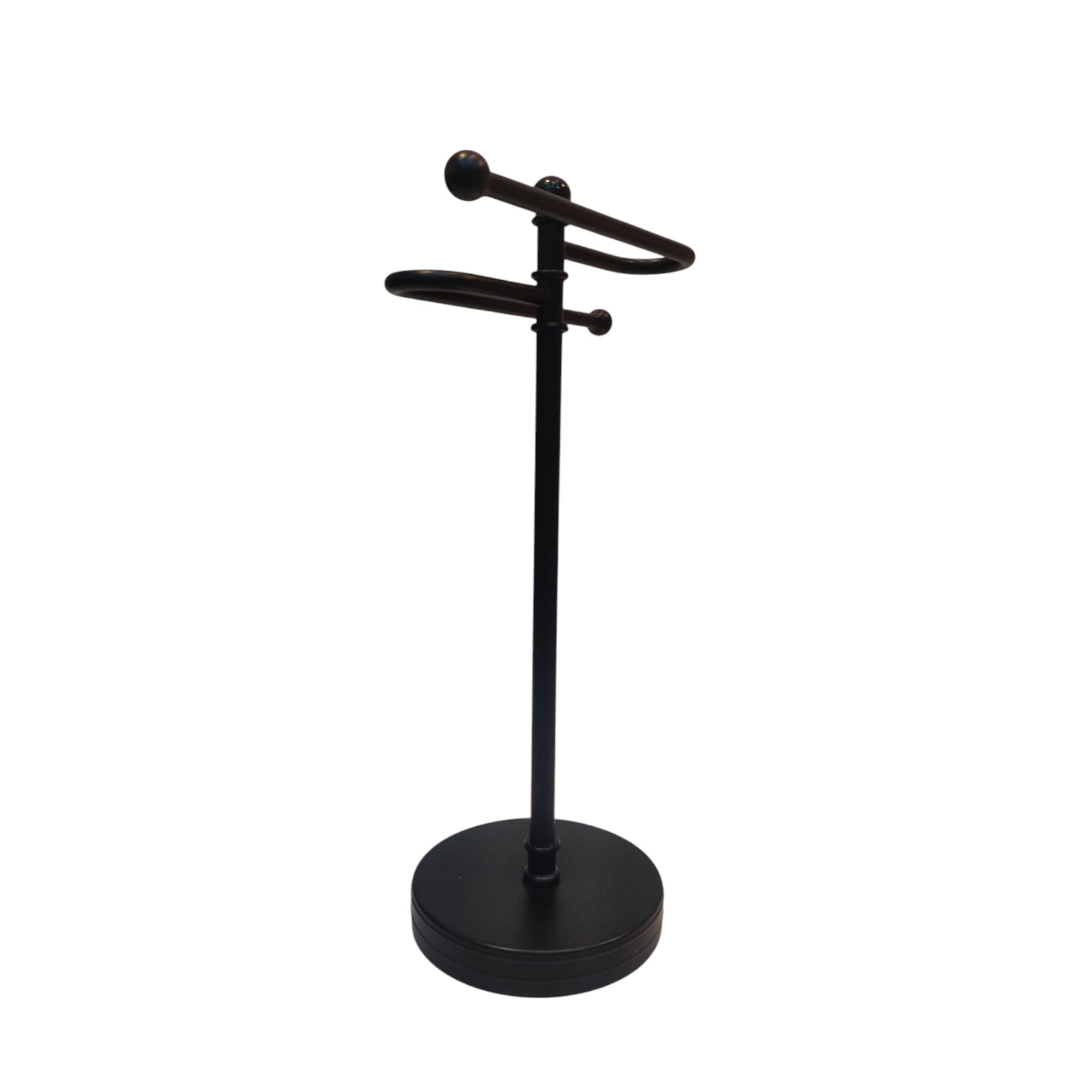 Premium Black Base Hand Towel Stand