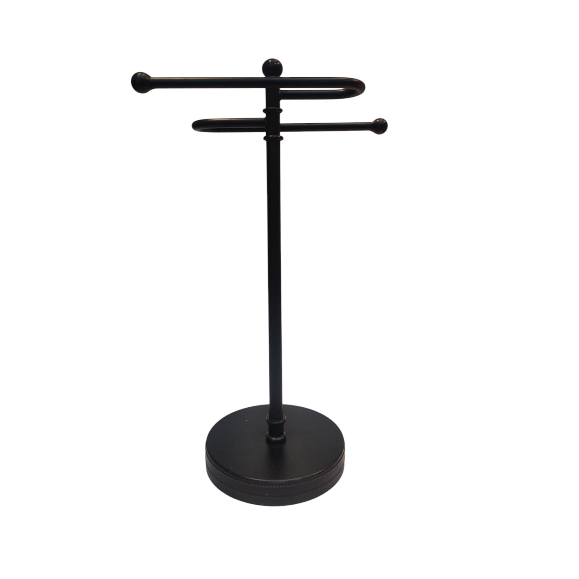 Premium Black Base Hand Towel Stand