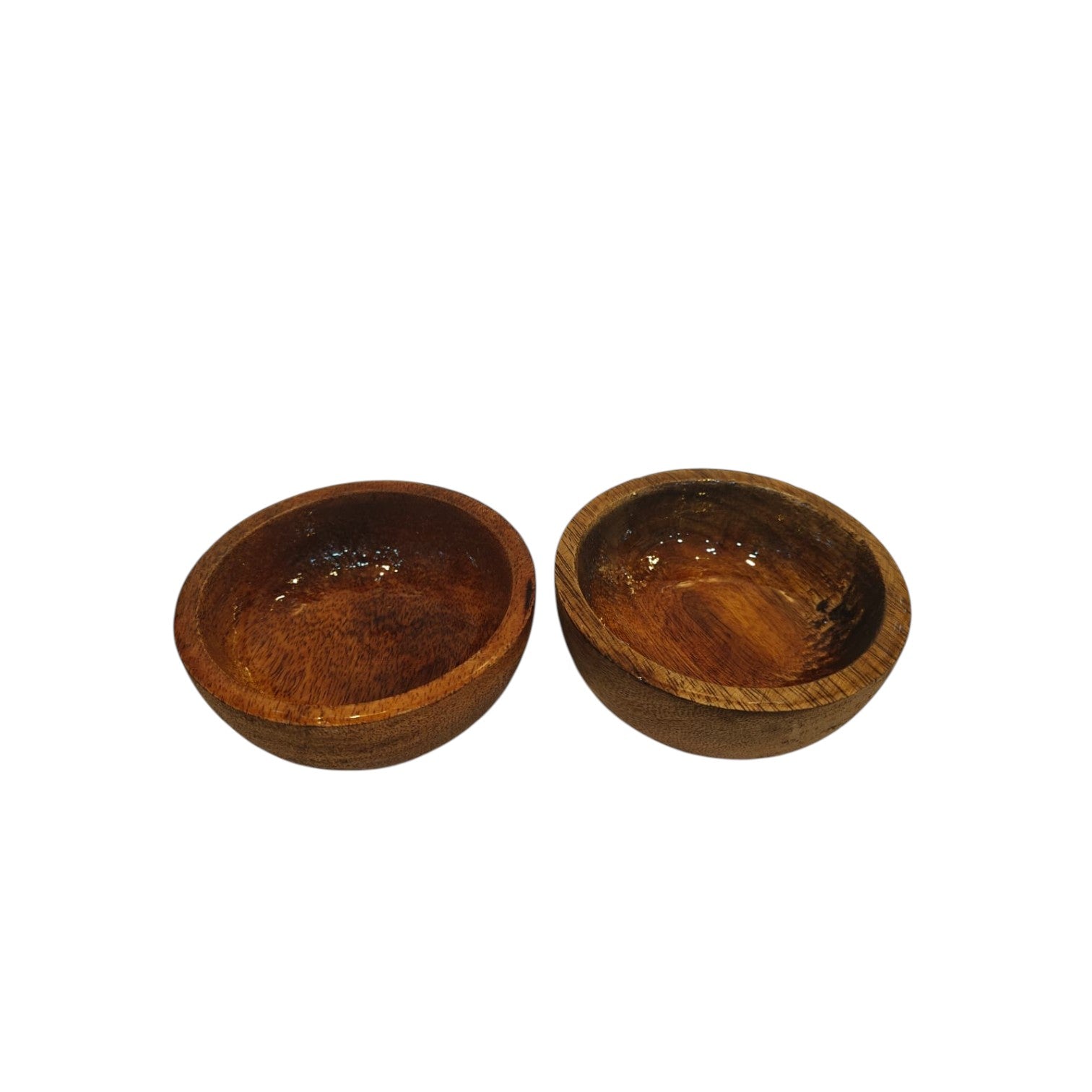 Elegent Food Platter Wooden Snack Bowl Set (Set of 2)
