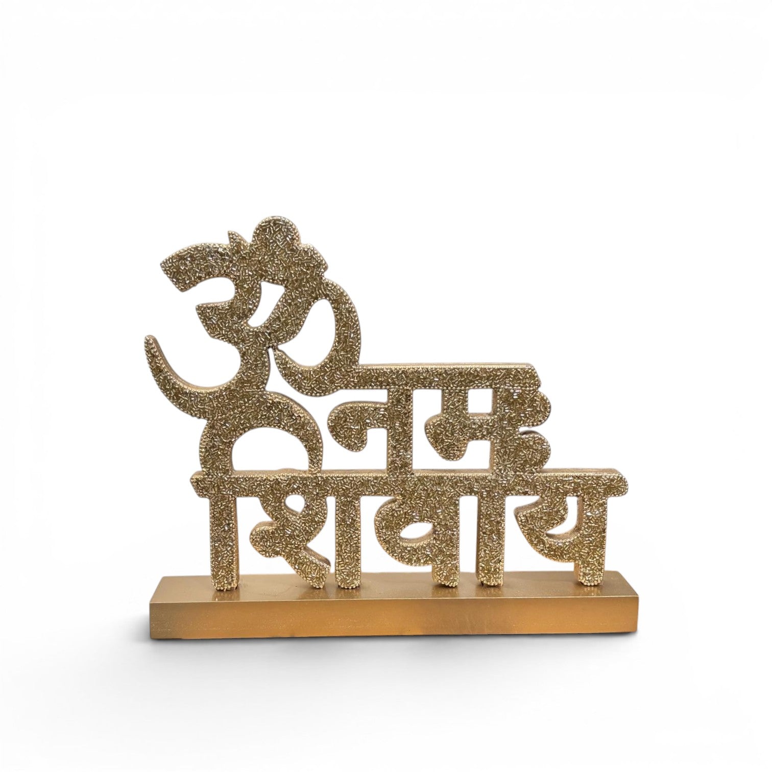 Om Namah Shivaya Decorative Table Accent – Spiritual Home Décor