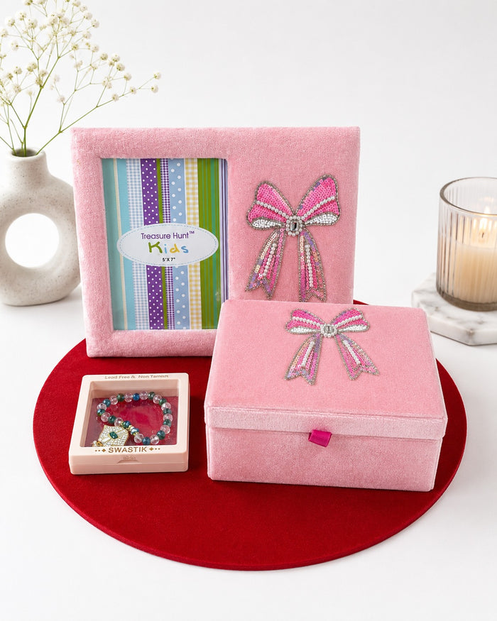 Rakshabandhan Exquisite Hand-Embroidered Rakhi Hamper