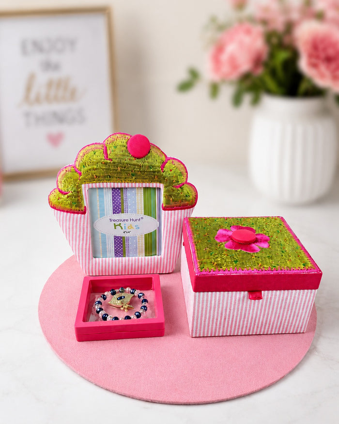 Embroidered Raksha Bandhan Rakhi Hamper