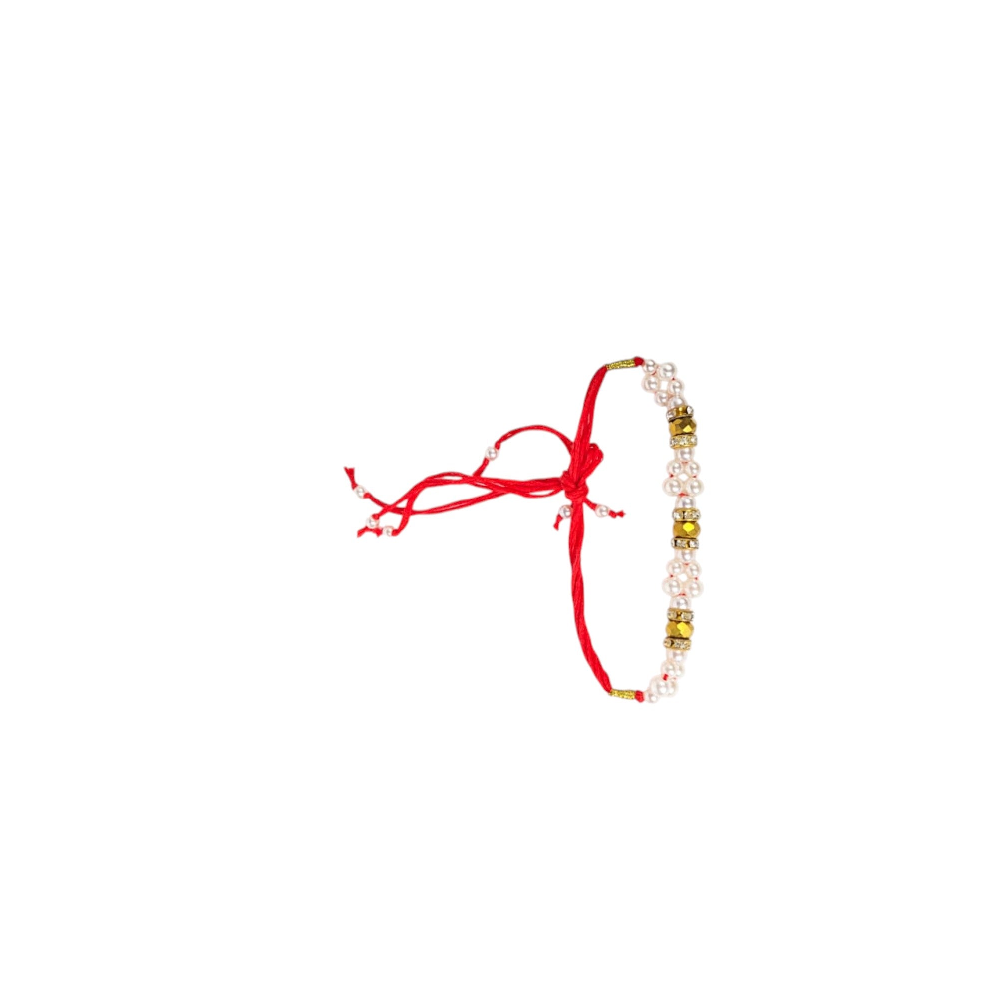 Beautiful Hand Beaded Rakhi Set of 2