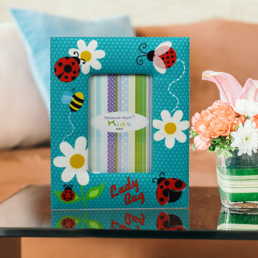 Multicolored Bugs Photo Frame