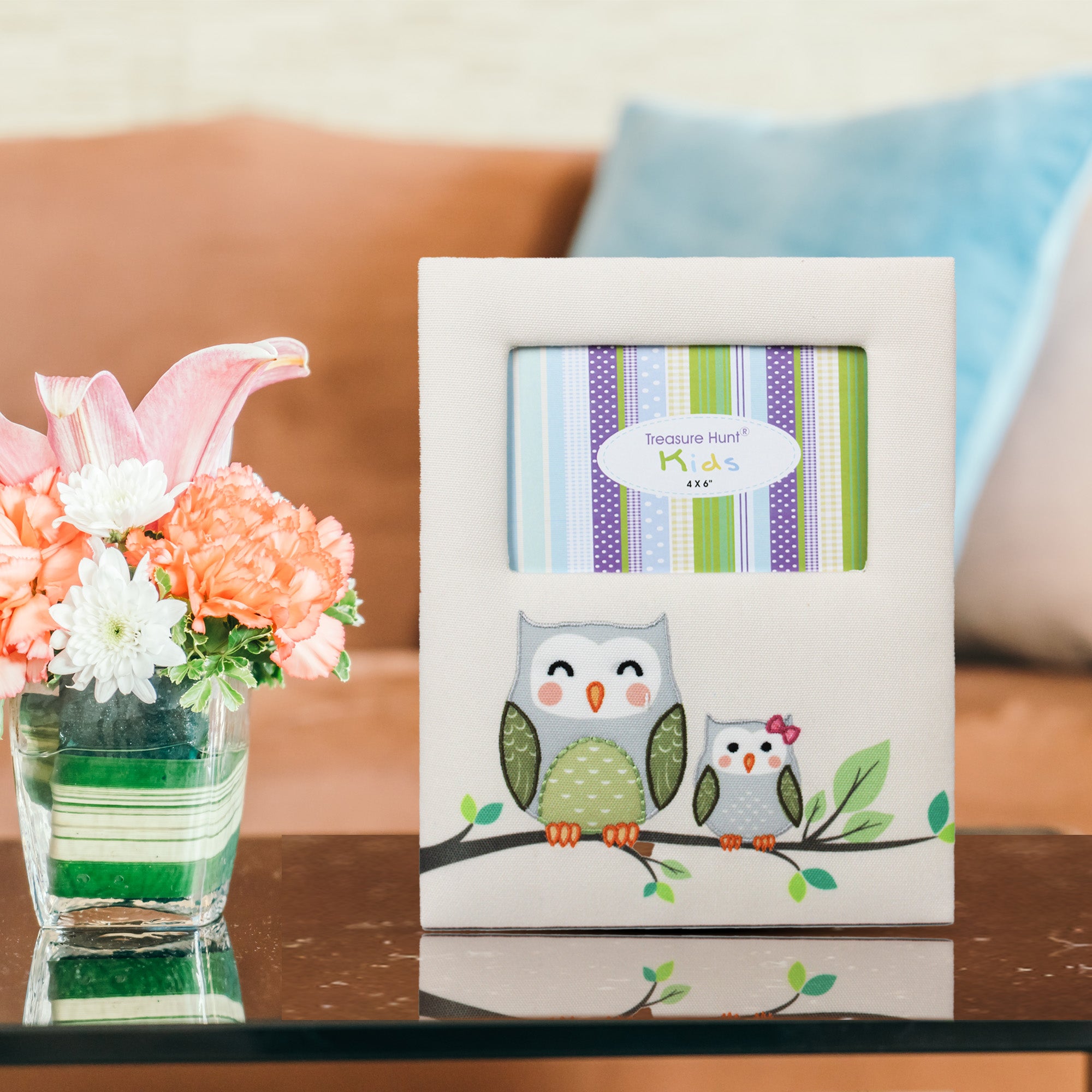 Multicolored Owl Design Photo-Frame for Kids