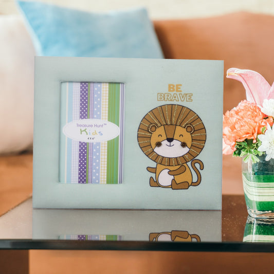 Embroidered Lion Photo-Frame