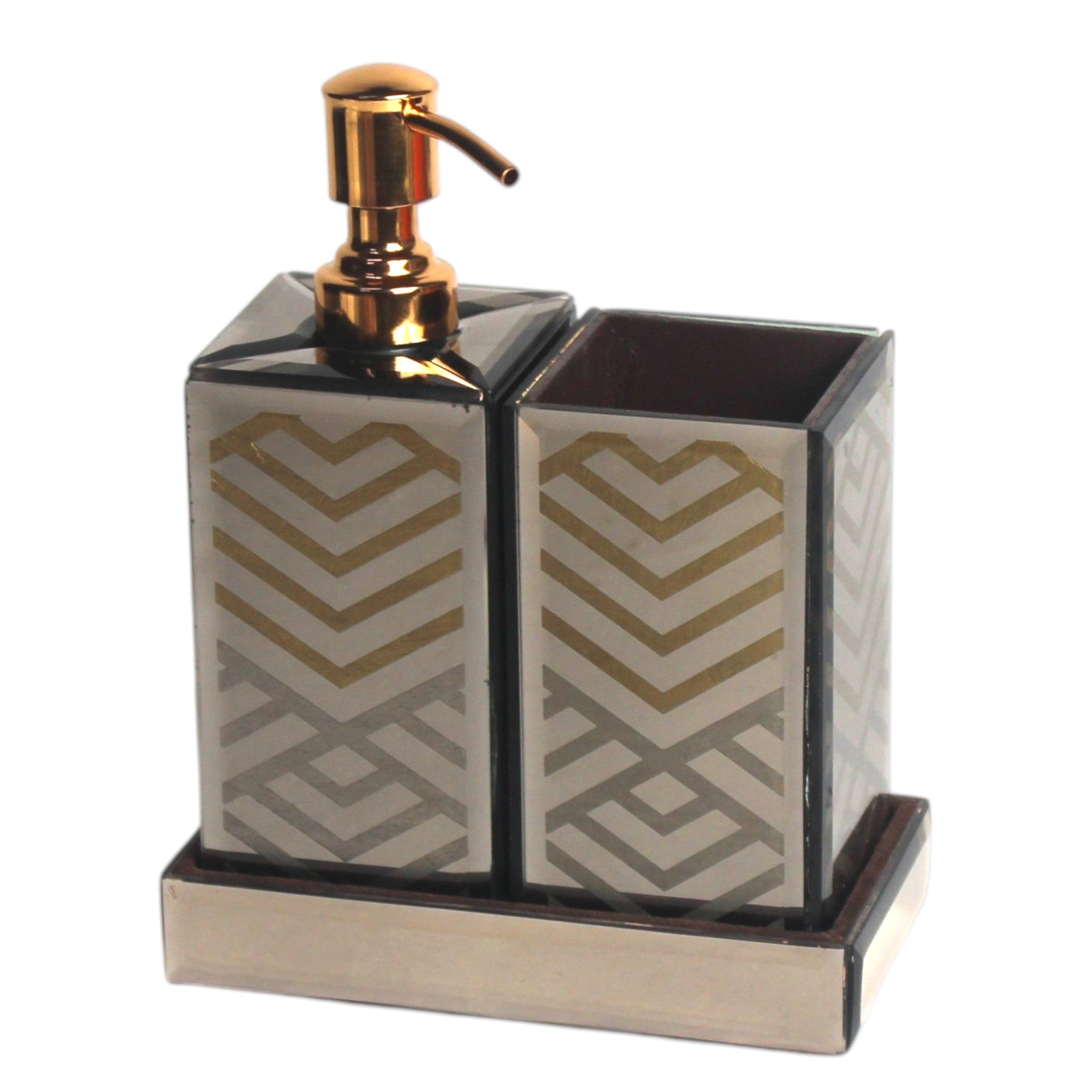 Two-Pieces Brown Bathroom Set for Modern Bathrooms