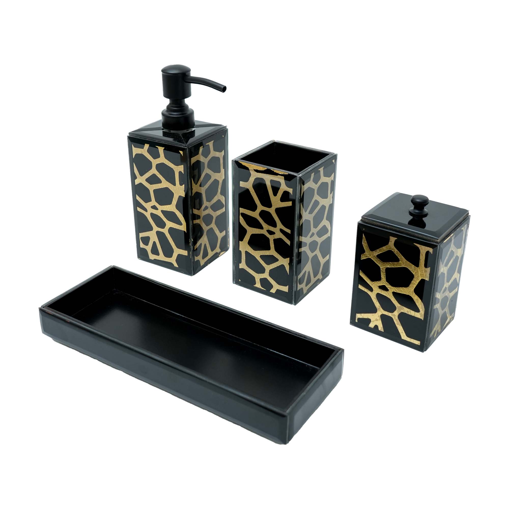 Designer 4-Pieces Bathroom Accessory Set