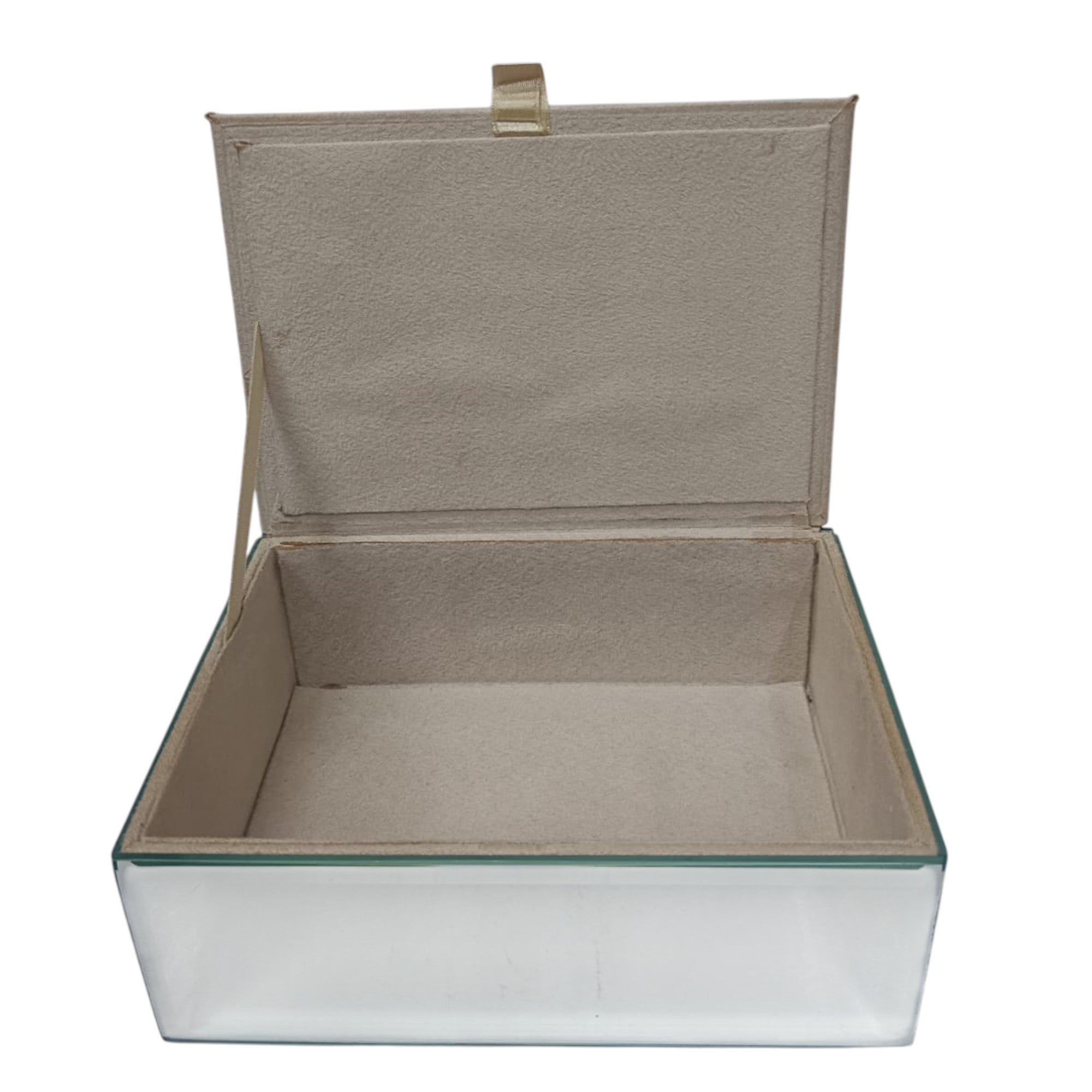 Rectangular Mirrored Jewelry Box