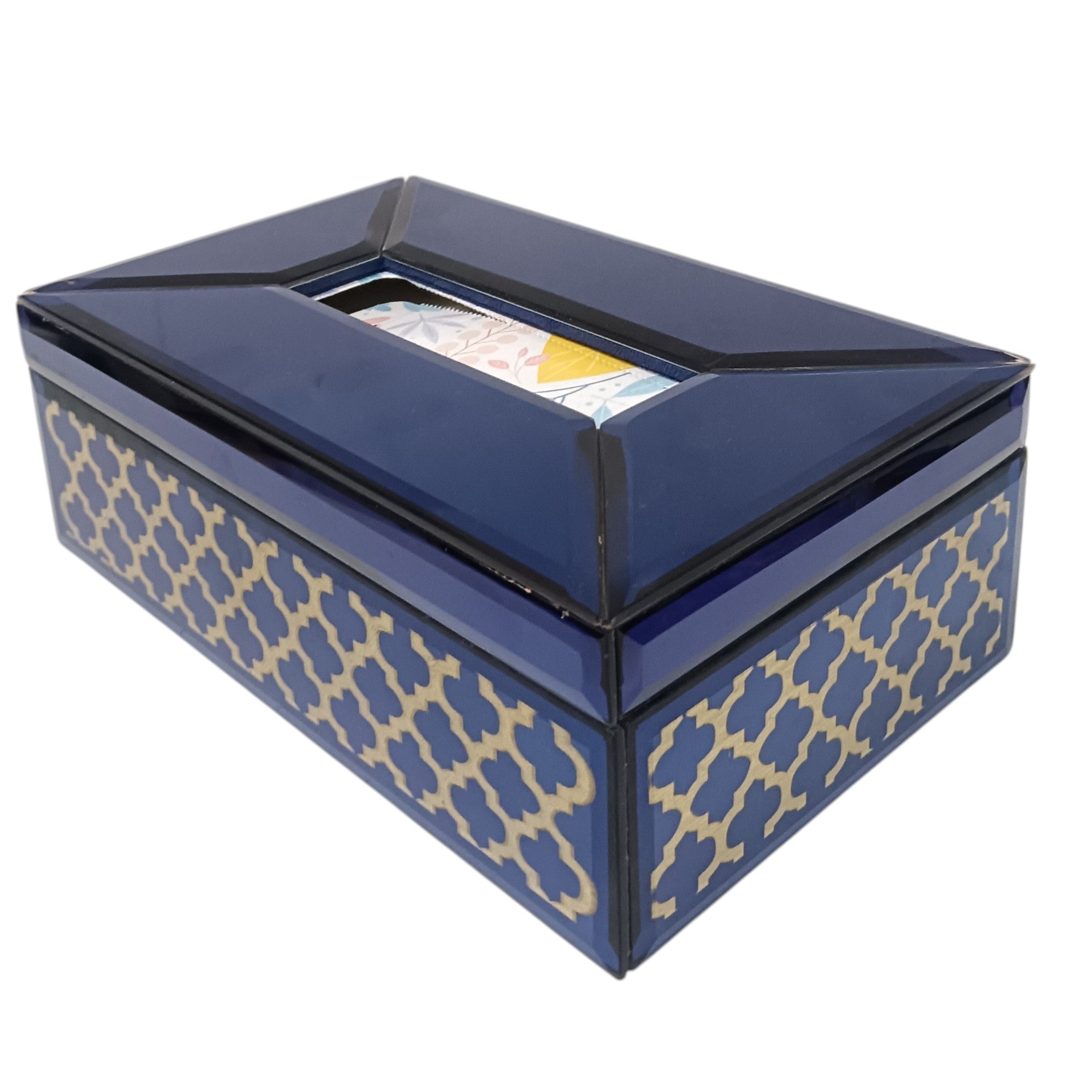 Luxury Designer Glass Dining Tissue Box