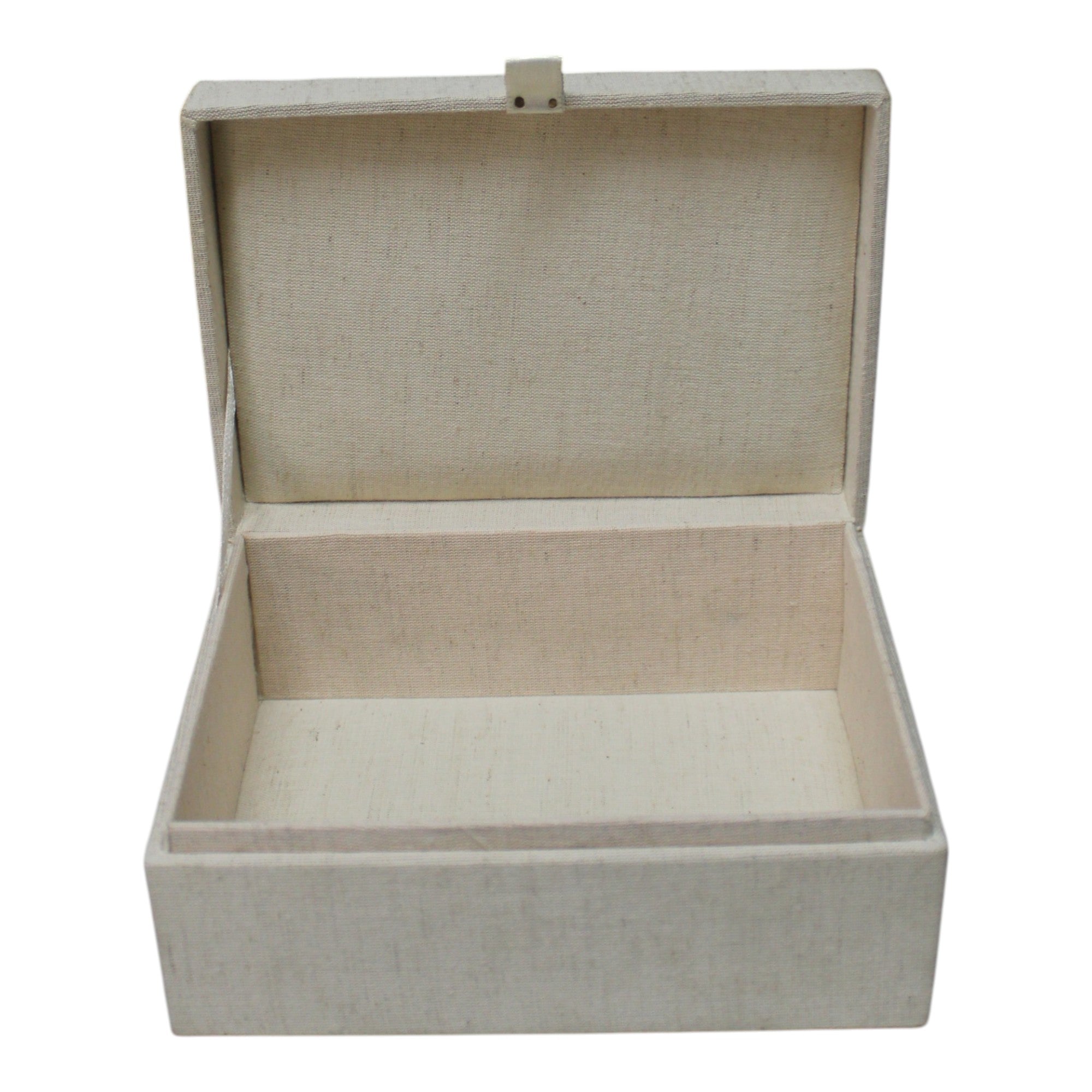 Hand-Beaded Nautical Stripe Jewellery Box